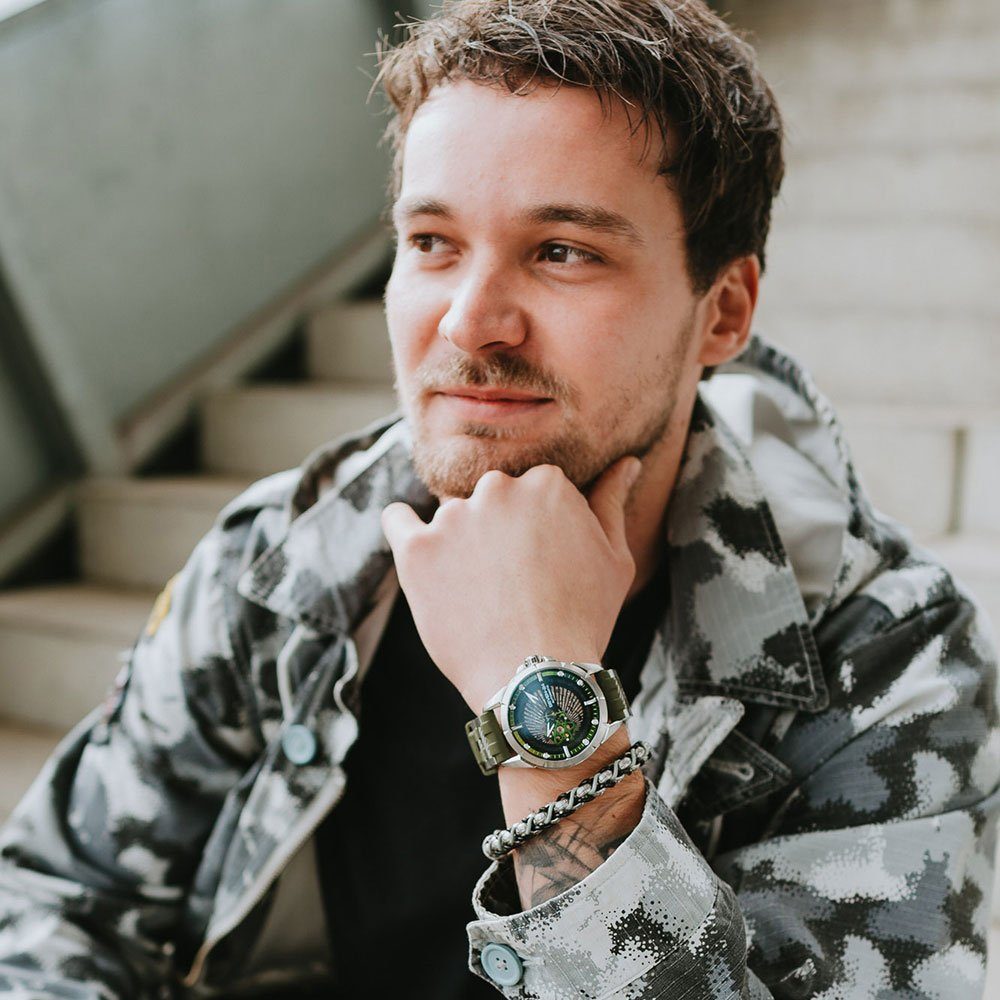 SEVEN-24 Automatisch horloge Seven-24 Atom Army Rubber, SV1259JS-08 nu  online kopen | OTTO