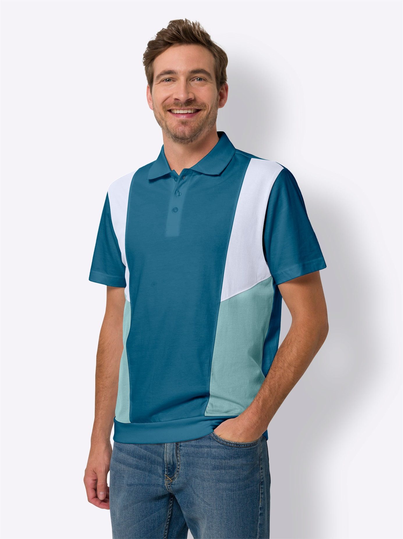 Classic Poloshirt met korte mouwen (1-delig)