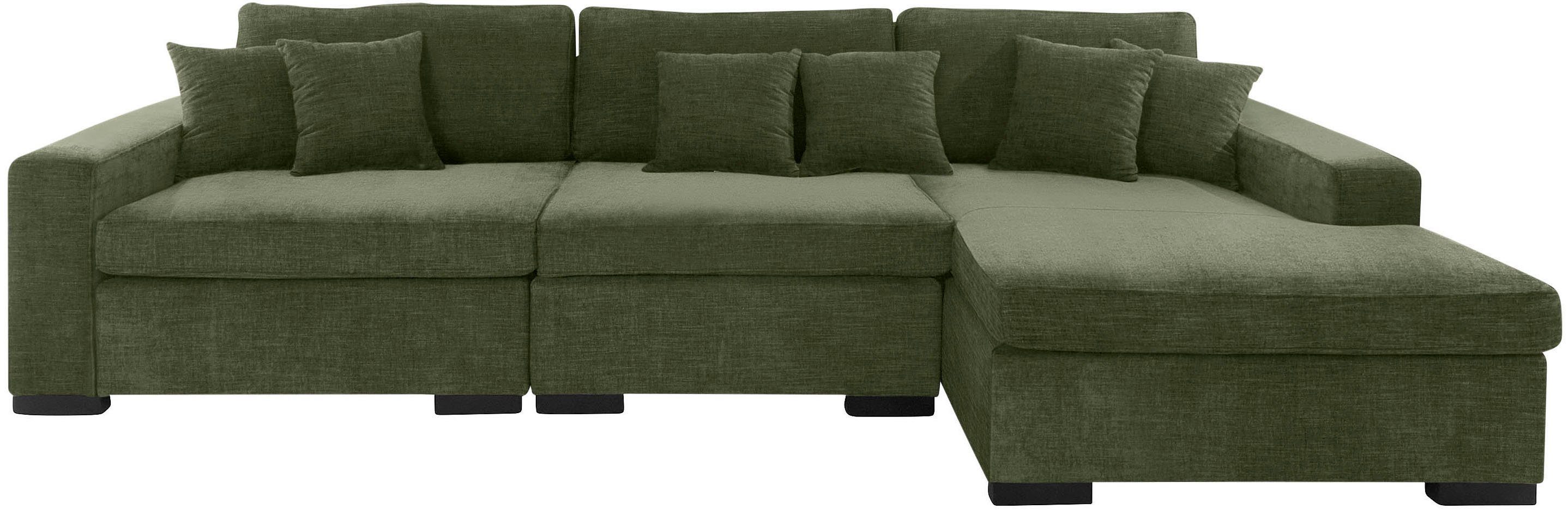 Guido Maria Kretschmer Home&Living Ottomane Skara L-vorm Loungebank met binnenveringsinterieur, in vele overtrekkwaliteiten