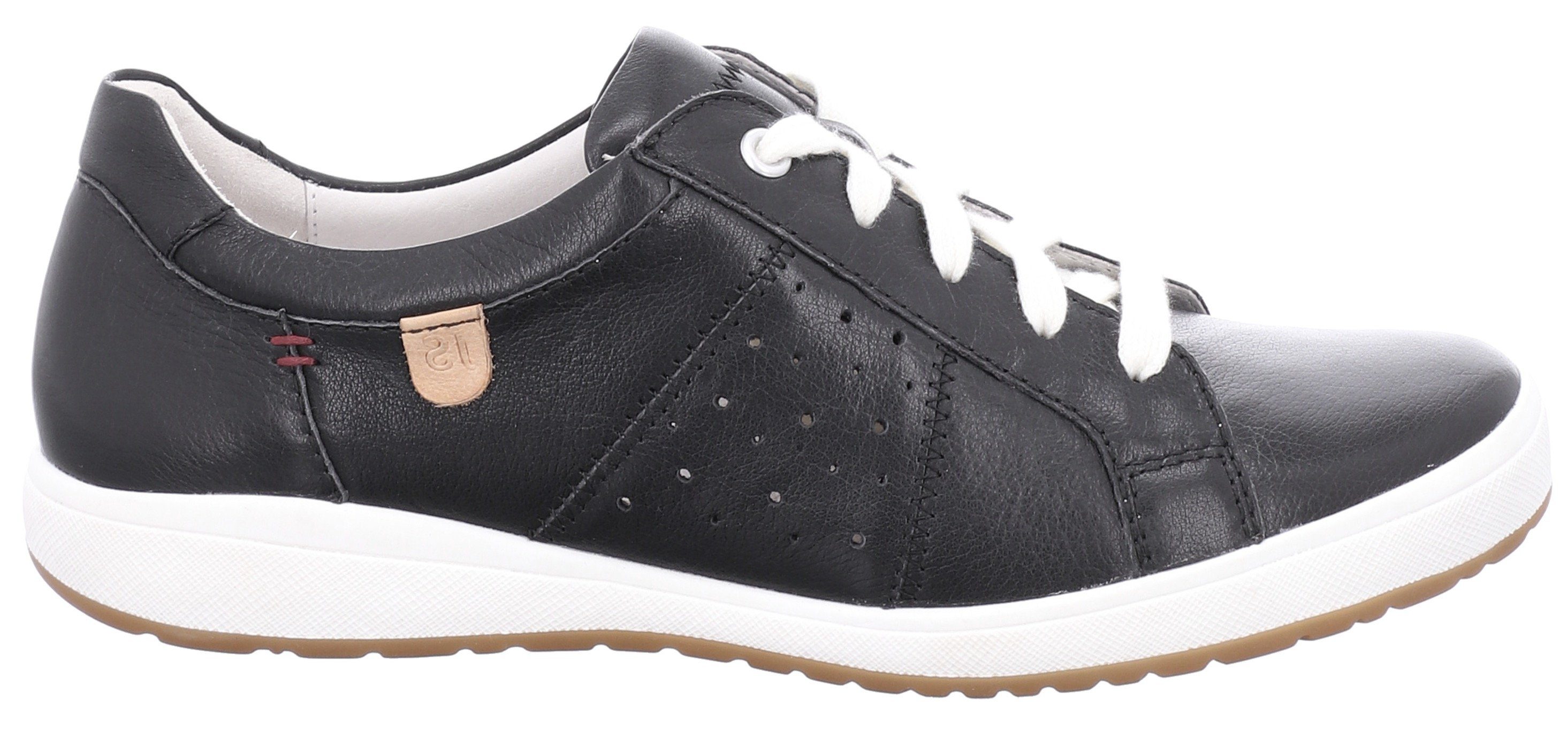 Josef Seibel Sneakers CAREN 01 , vrijetijdsschoen, halfschoen, veterschoen met gepolsterde schacht