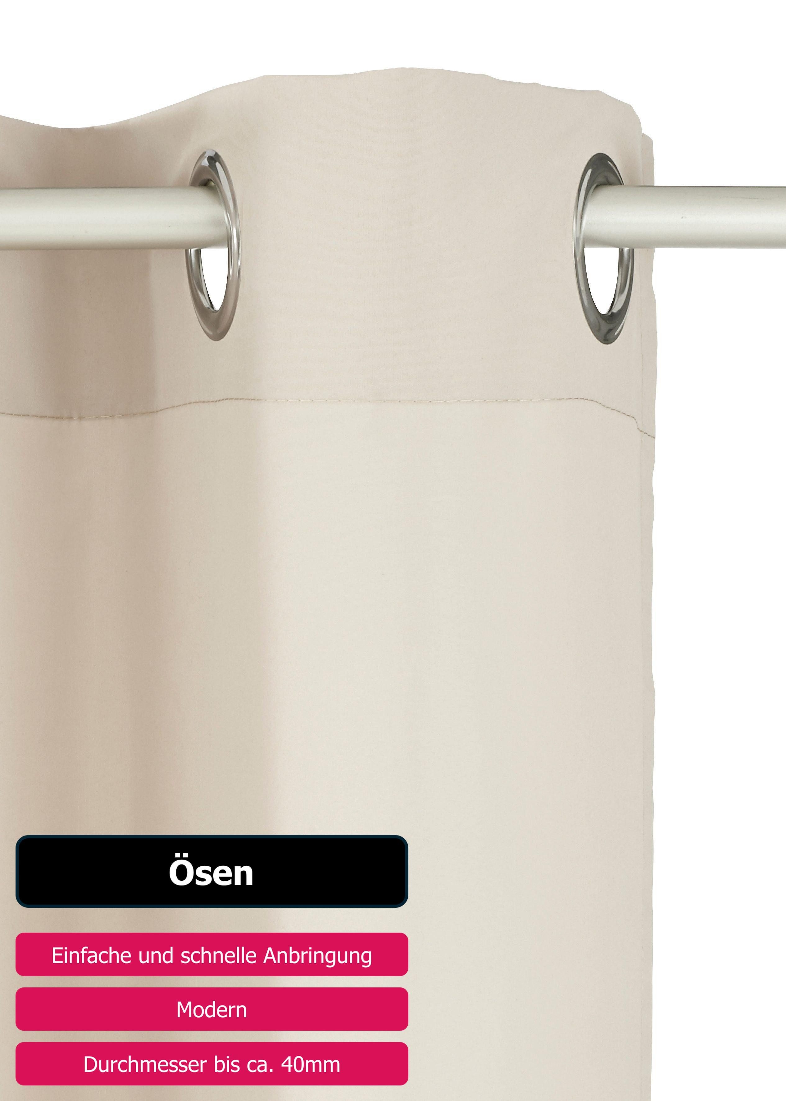 my home Gordijn Raja 2-pack, bestseller, effen, modern, onderhoudsvriendelijke microvezel (2 stuks)