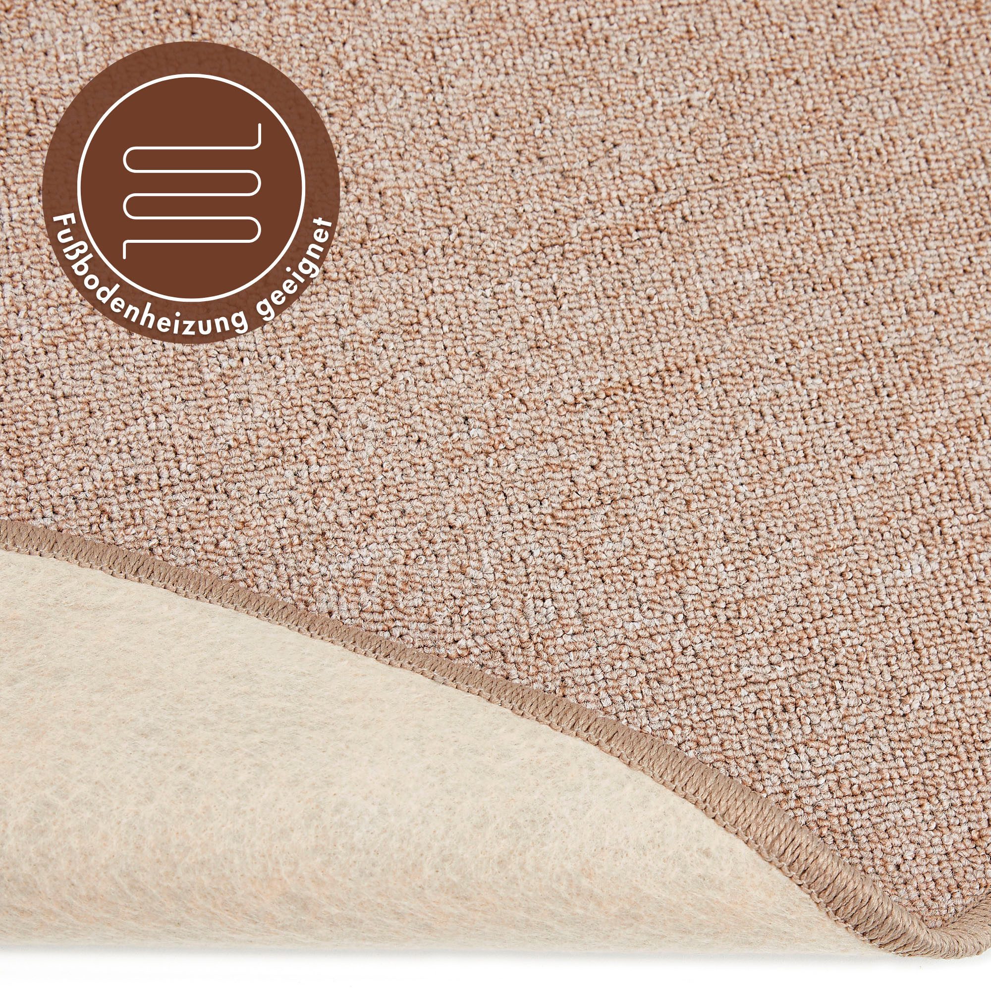 Andiamo Vloerkleed Luton, Made in Germany gemêleerde look, ideaal in de woonkamer & slaapkamer