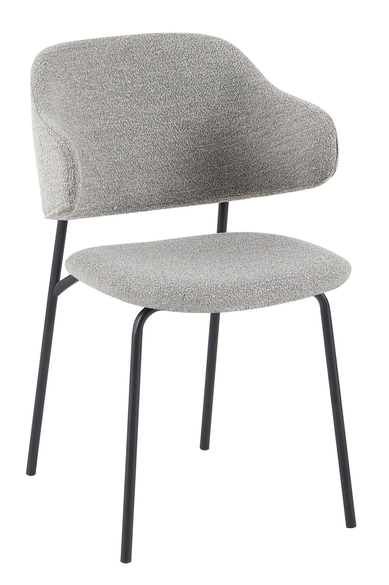 SalesFever Stoel met armleuningen met designframe en uitlopende armleuningen (set, 2 stuks)