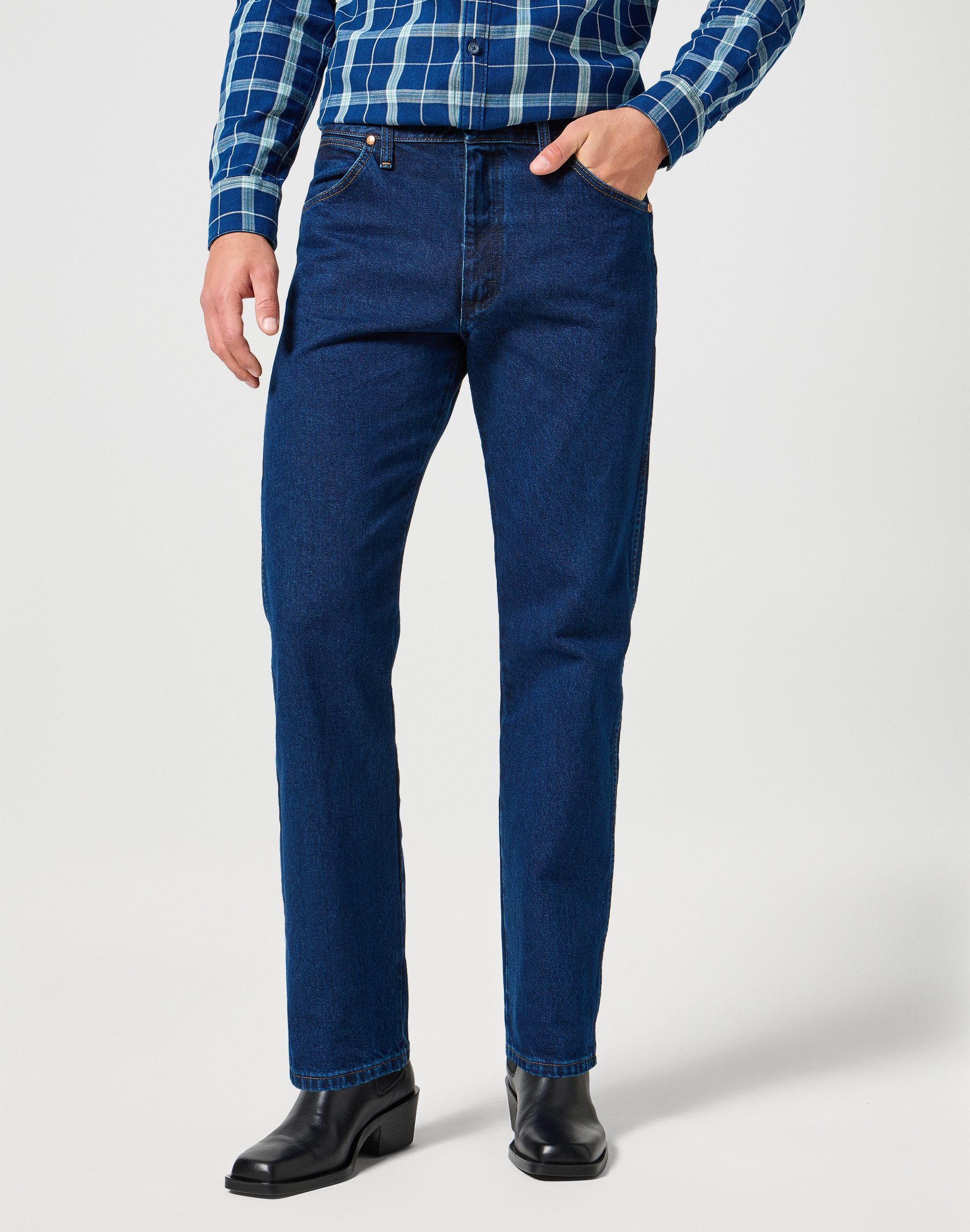 Wrangler 5-pocket jeans 13MWZ ORIGINAL FIT heren slim fit jeans maat 36 blauw