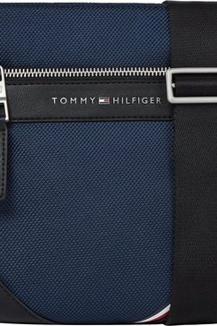 tommy hilfiger mini-bag 1985 nylon mini crossover in praktisch formaat blauw