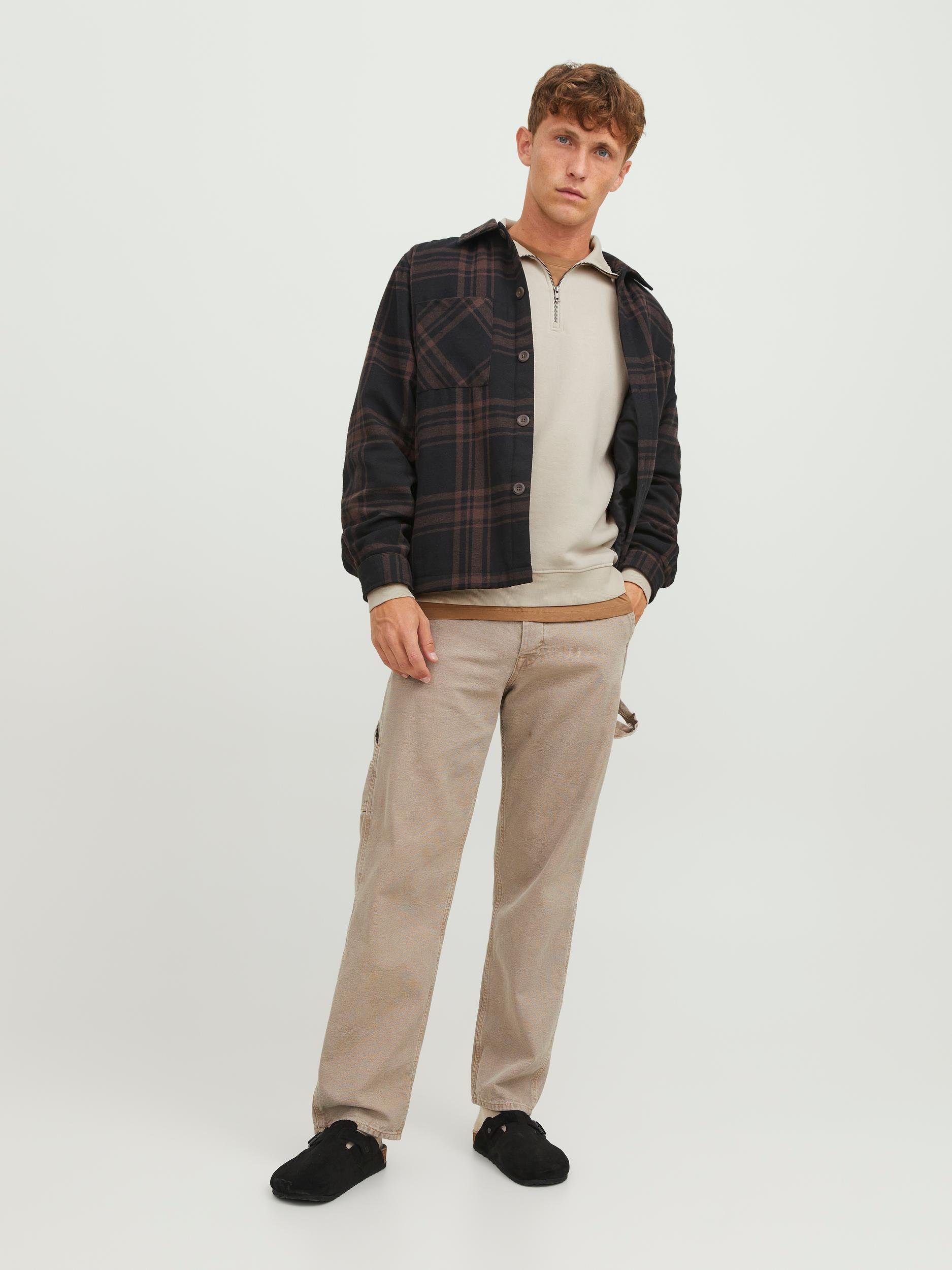 Jack & Jones Sweatshirt JJEBRADLEY SWEAT HALF ZIP NOOS