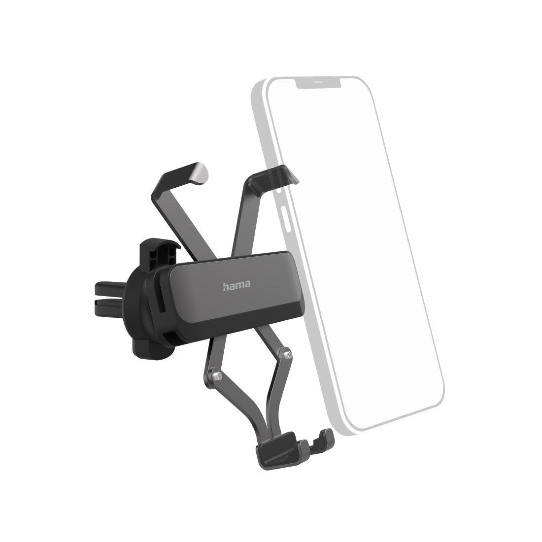 Hama Smartphone-houder Auto Handyhalterung "Gravity Pro" für Lüftung, anpassbar, universal