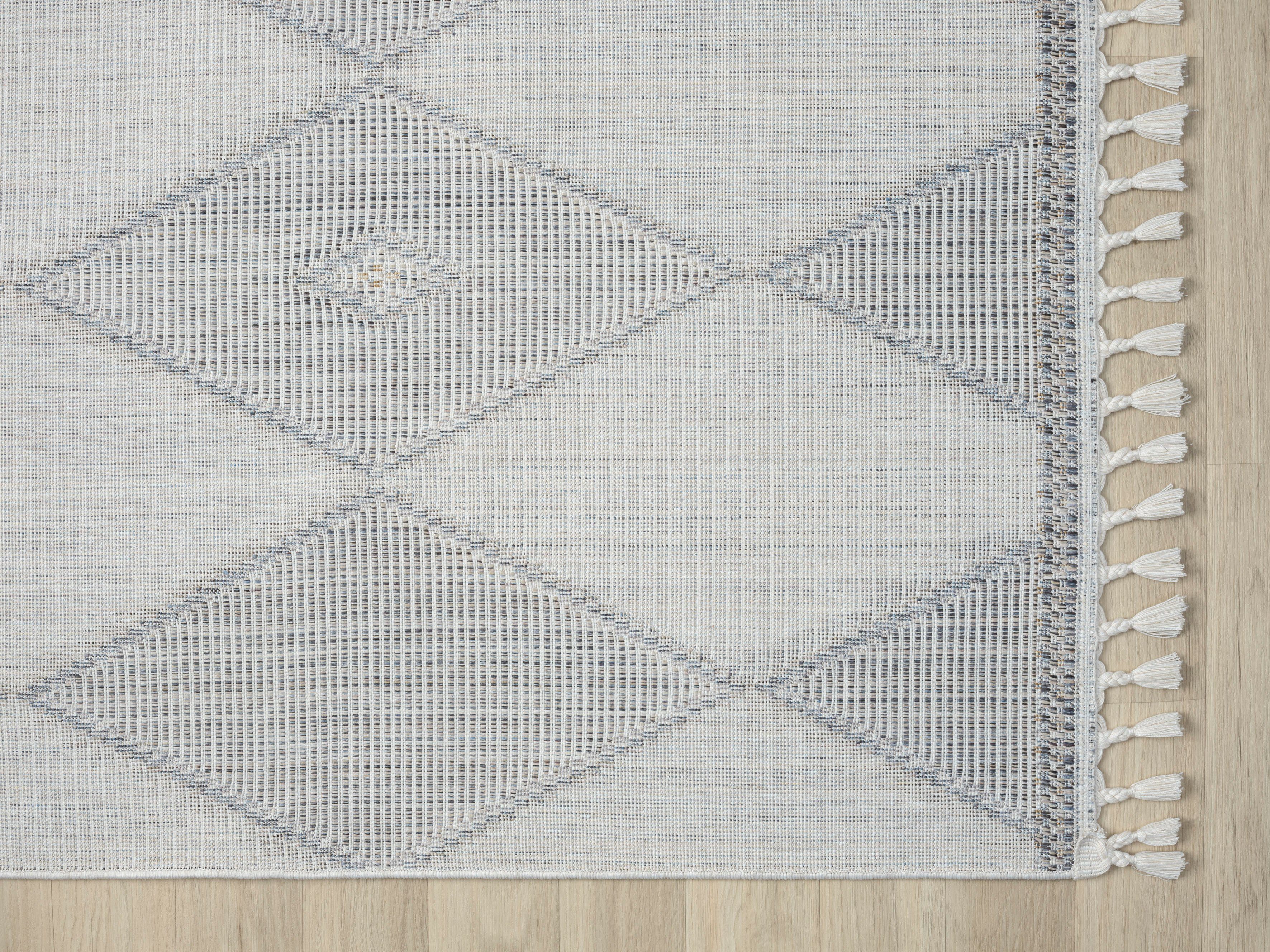Myflair Möbel & Accessoires Vloerkleed Luana 2 voorraadopruiming Kortpolig, sisal-look, met franjes, bijzonder zacht door microvezel