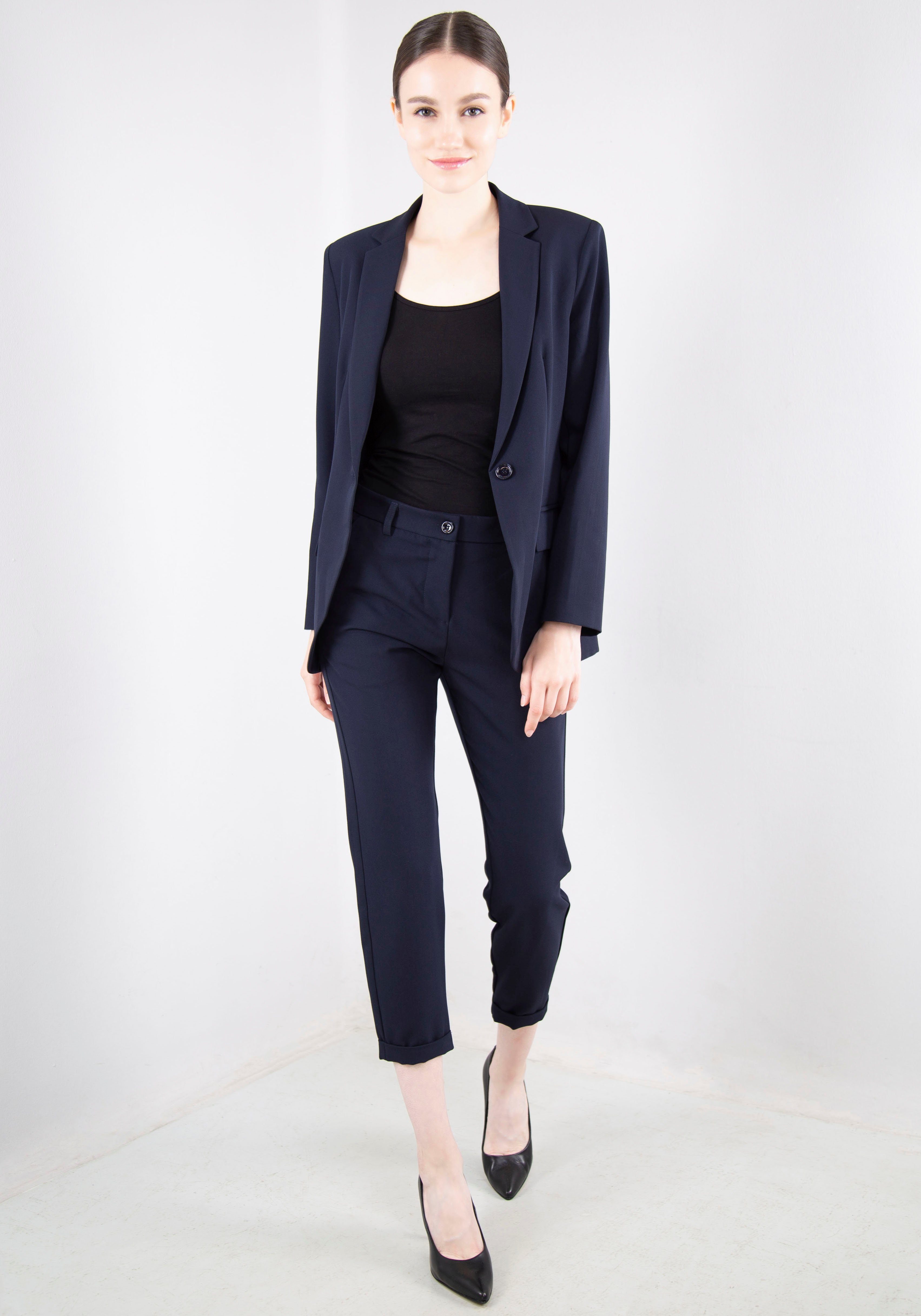IMPERIAL Pantalon IMP-PTA9CD met omslagzoom