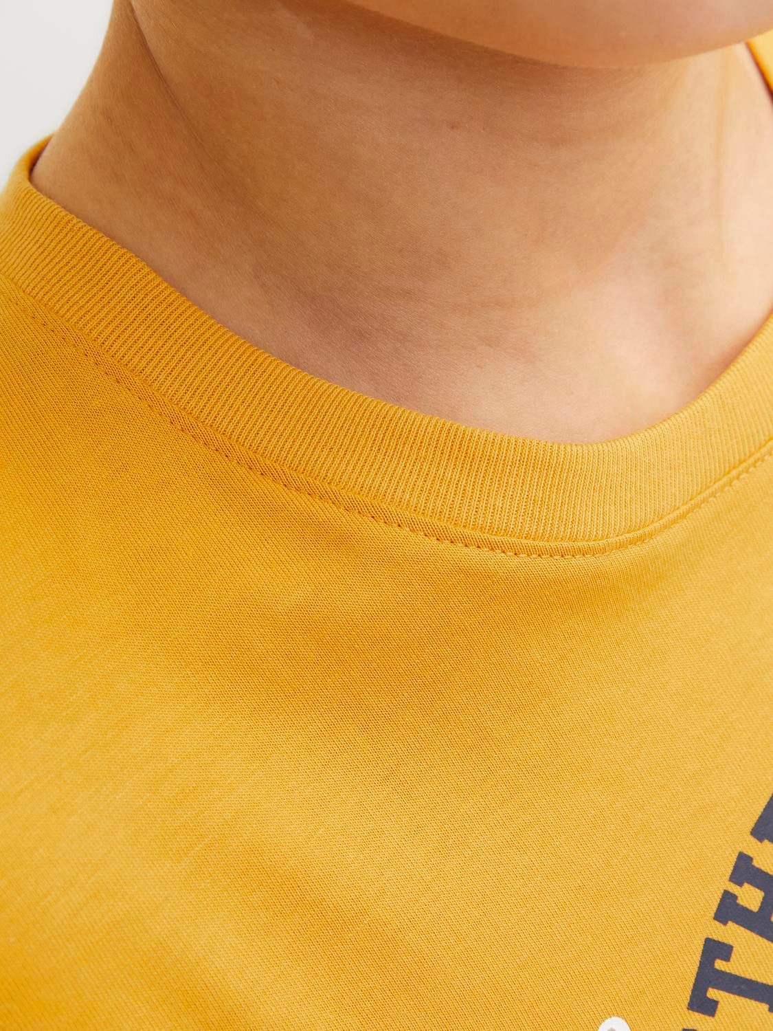 Jack & Jones Junior Shirt met ronde hals JJELOGO TEE SS O-NECK 2 COL S NOOS JNR