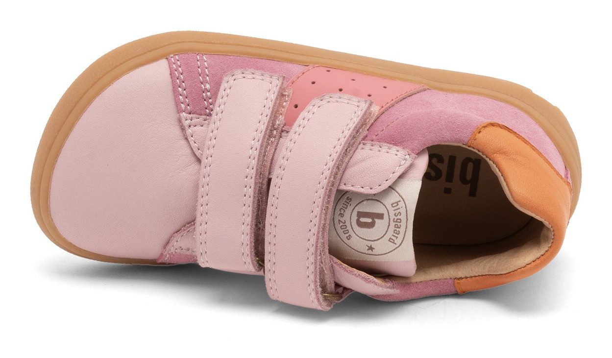 Bisgaard Klittenbandschoenen Barefoot ricco Breedte: normaal , blote voeten schoen, sneaker met leren voering, maat sjabloon te downloaden