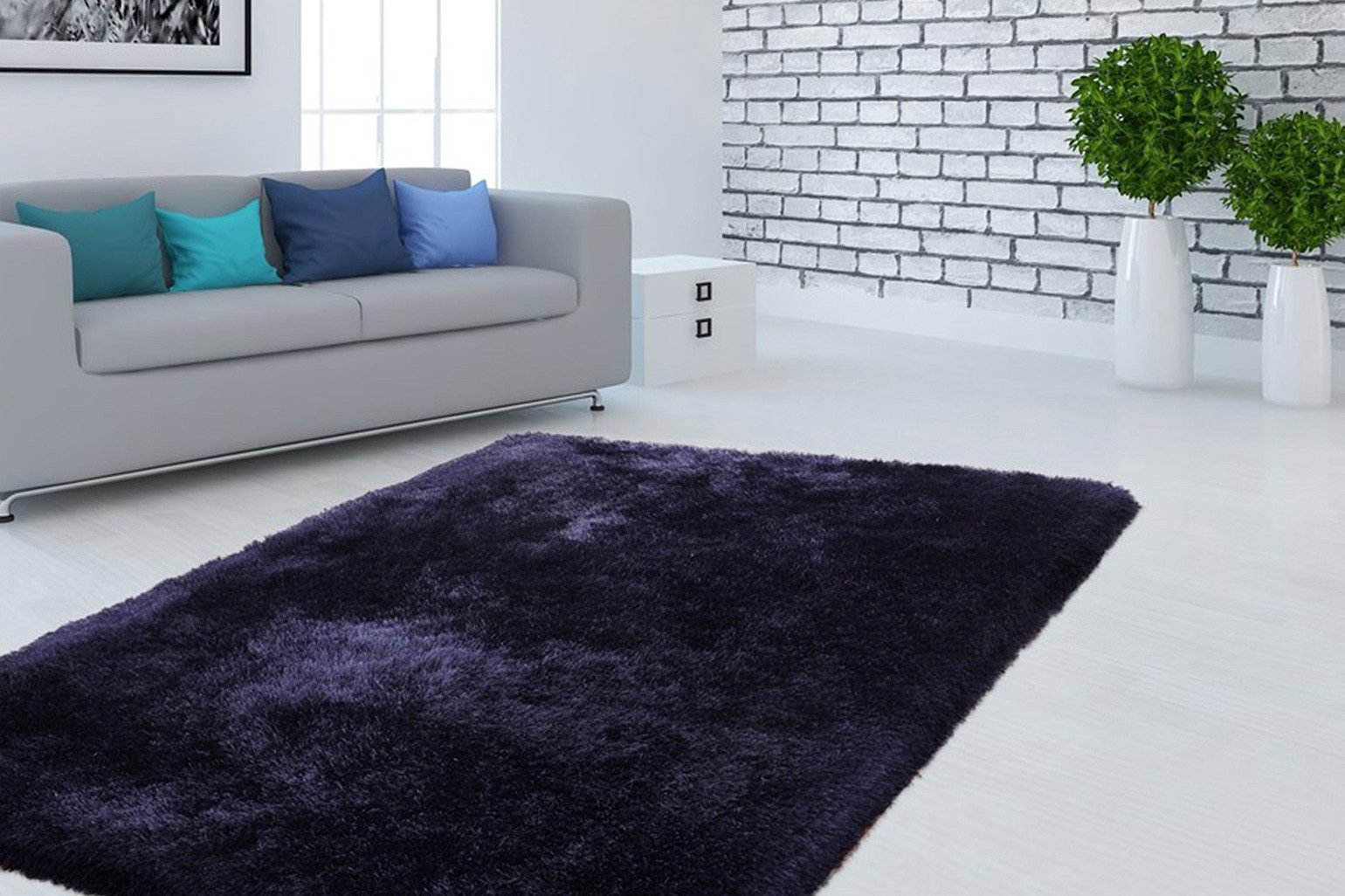 Kayoom Hoogpolig vloerkleed Cosy Bijzonder zachte microvezel, dichte hoogwaardige lange pool, woonkamer