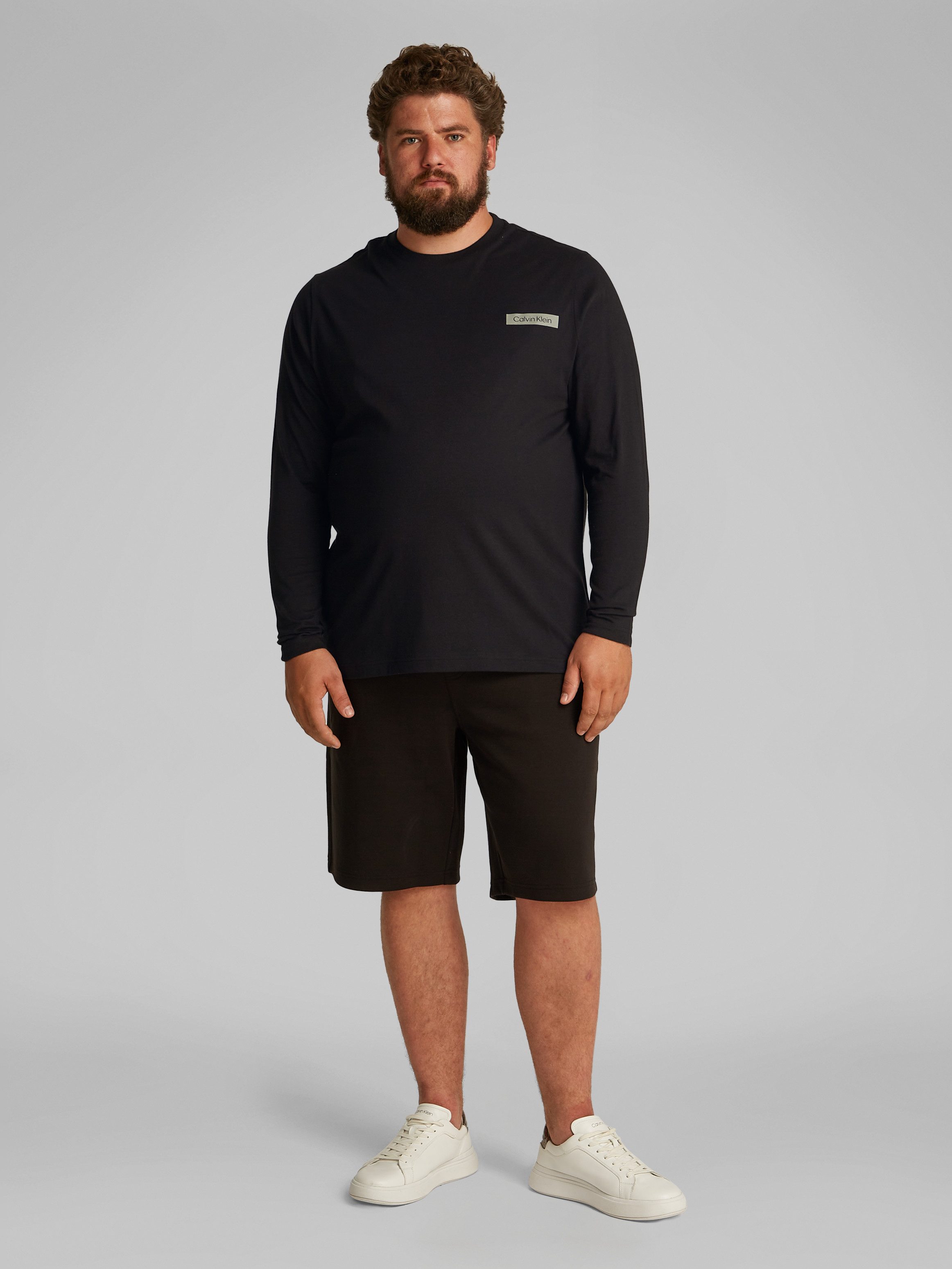 Calvin Klein Shirt met ronde hals BT_STACK COLOR BLOCK LS T-SHIRT