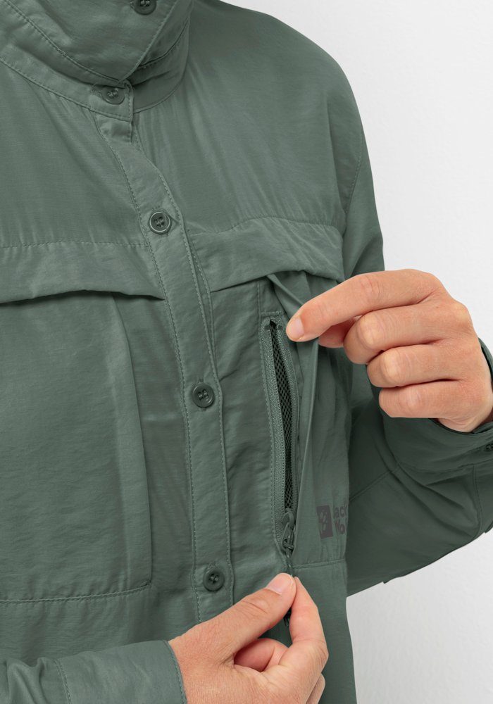 Jack Wolfskin Blouse met lange mouwen BARRIER LS SHIRT W