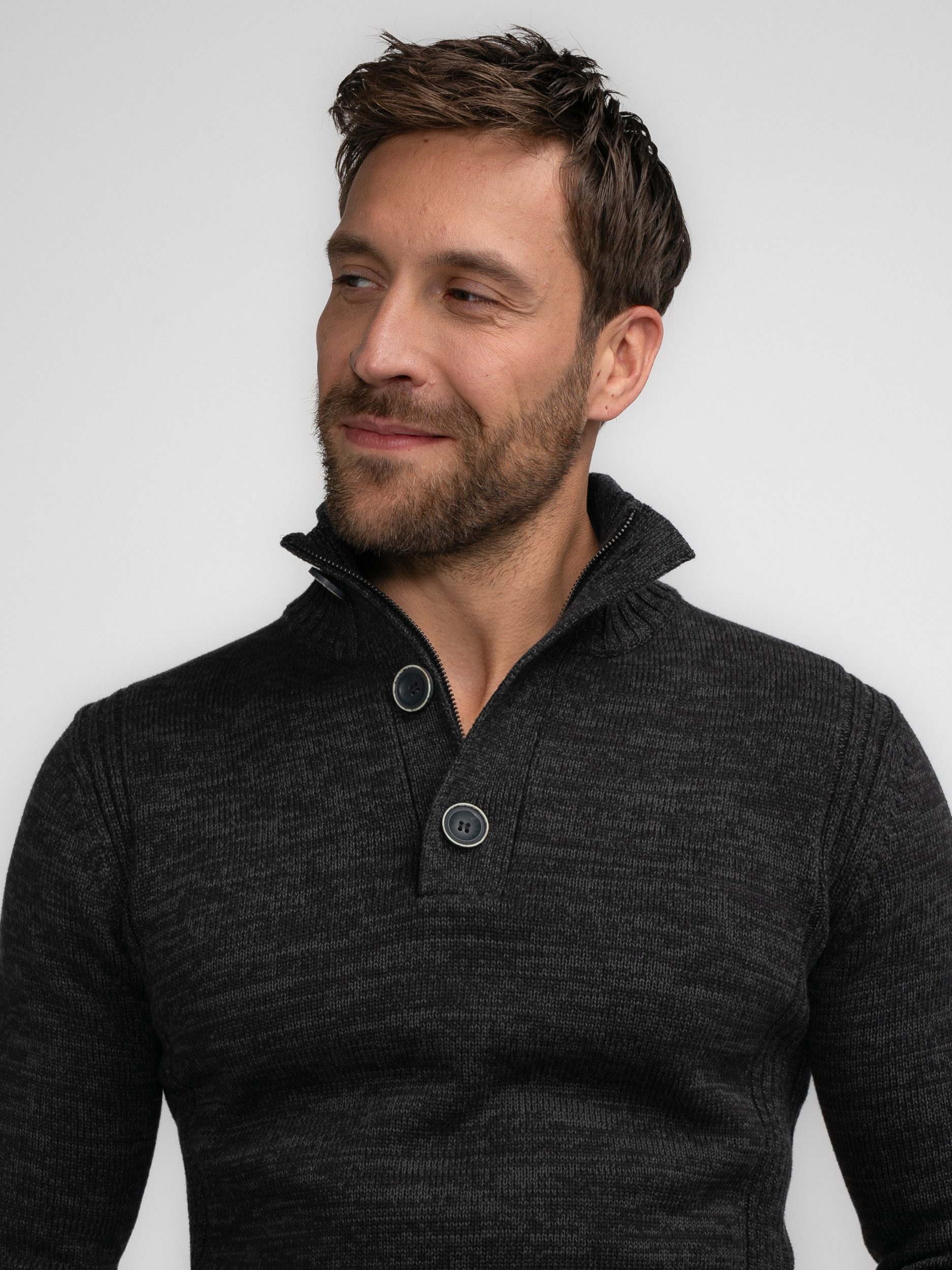 Petrol Industries Schipperstrui Men Knitwear Collar