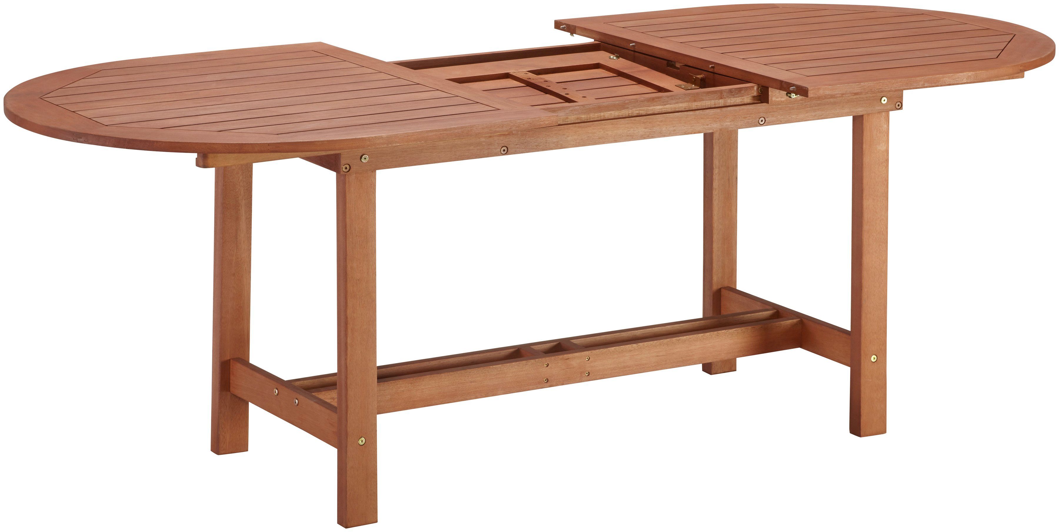 MERXX Tuin-eethoek Maracaibo Eucalyptushout, FSC mix, geschikt voor 6 personen (13-delig)