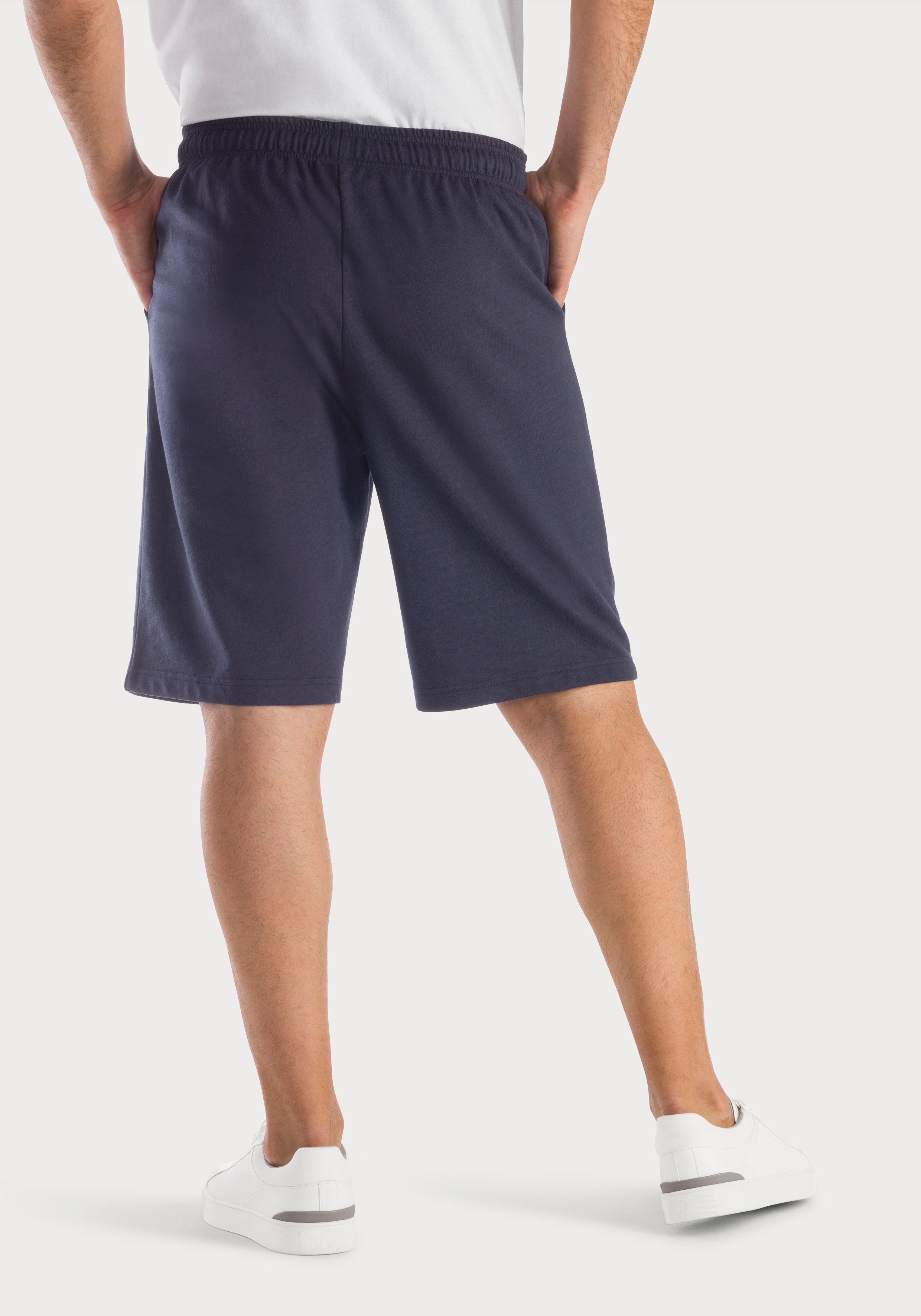 KangaROOS Sweatshort Korte joggingbroek van zachte sweatstof met koord