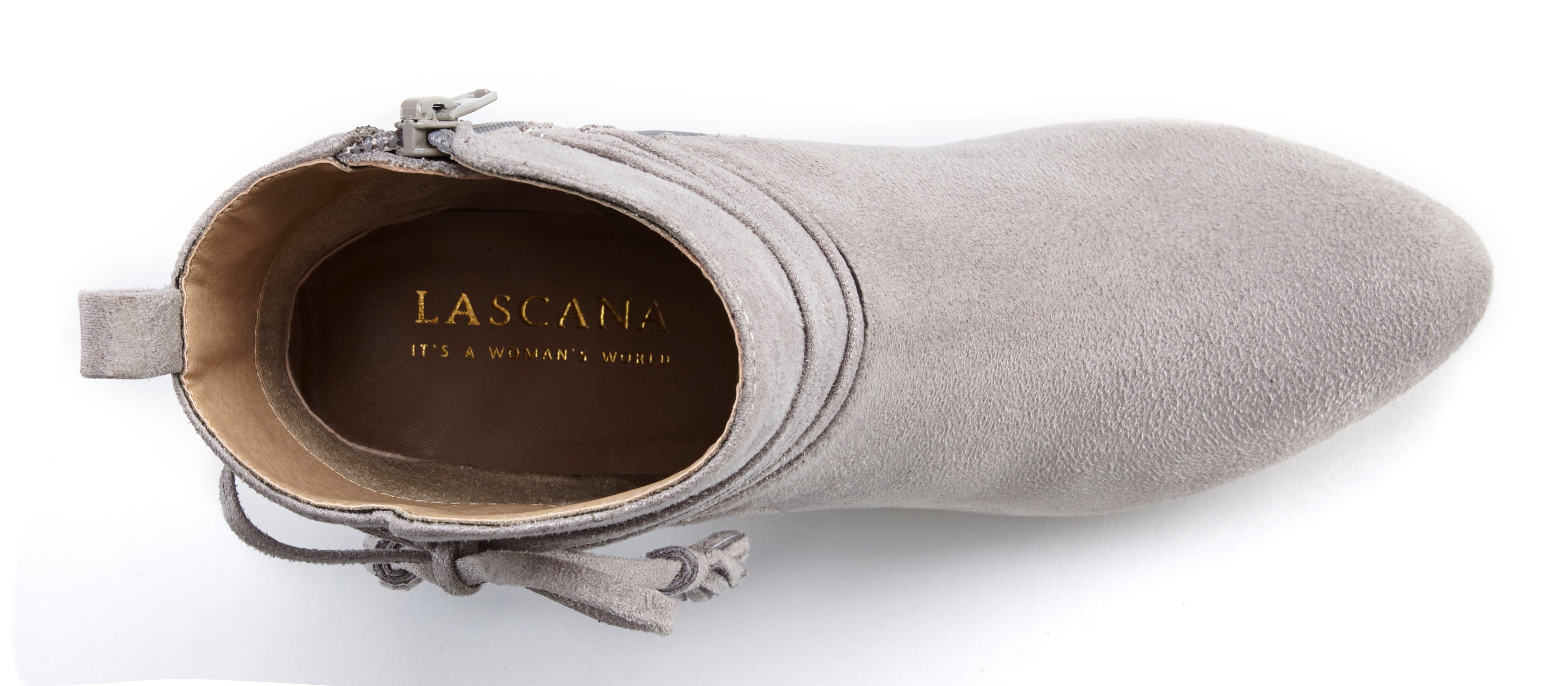 Lascana Laarsjes met blokhak, high-heel enkellaars, enkellaarsjes, laarzen