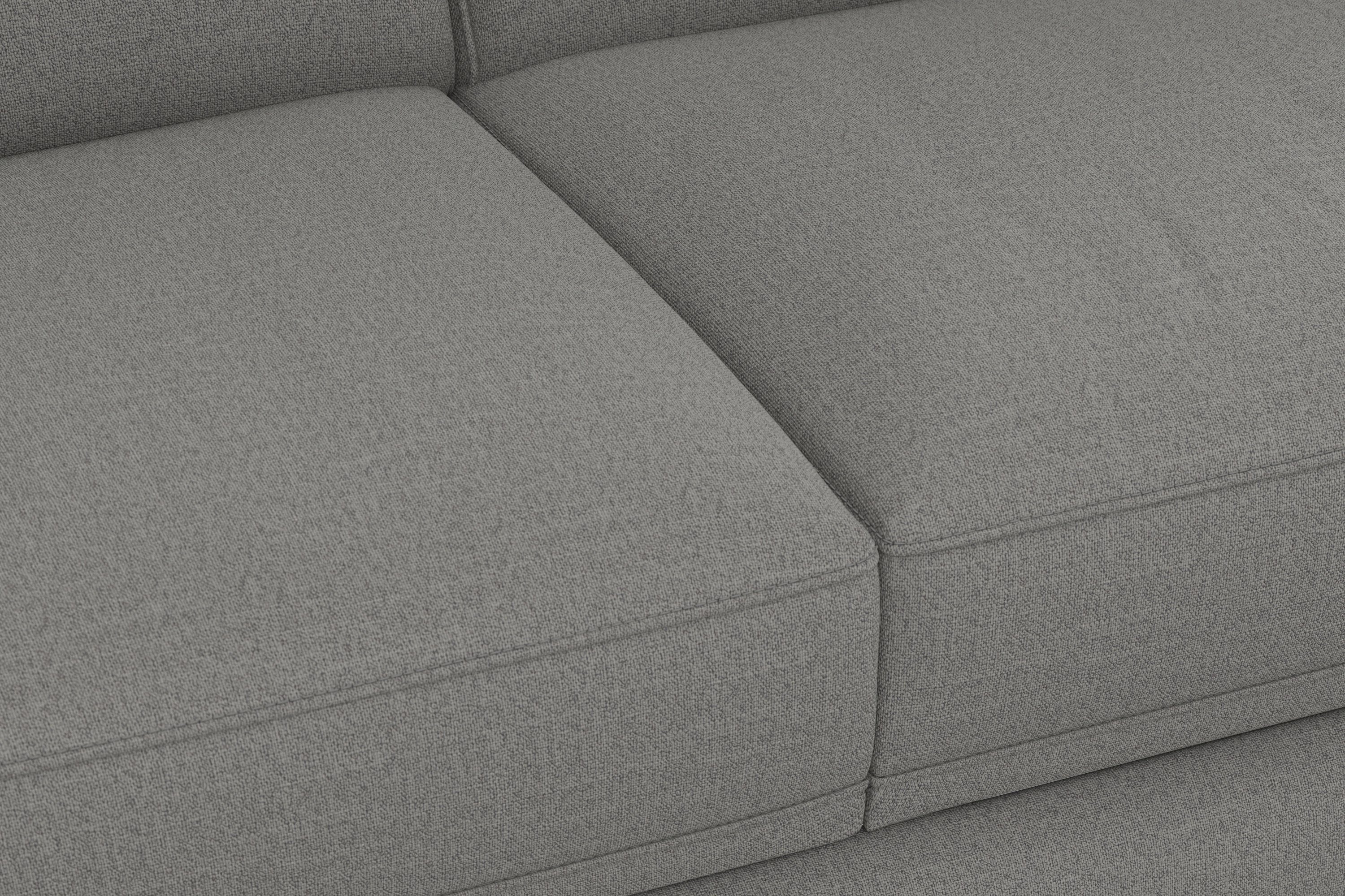 sit&more Zithoek Dundee U-vorm met binnenvering en massief houten poten, naar keuze met verstelbare hoofdsteun