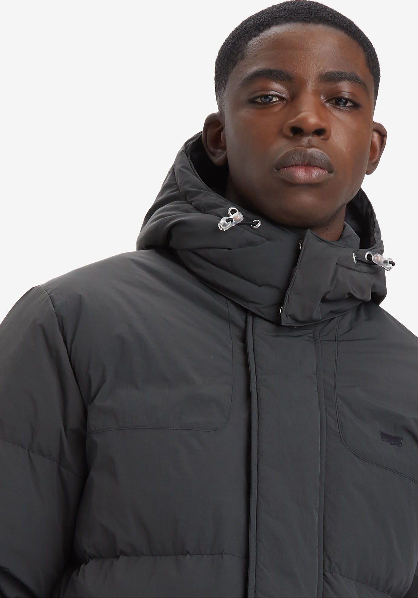 Levi's® Winterjack ROCKRIDGE MID PUFFER met afneembare capuchon