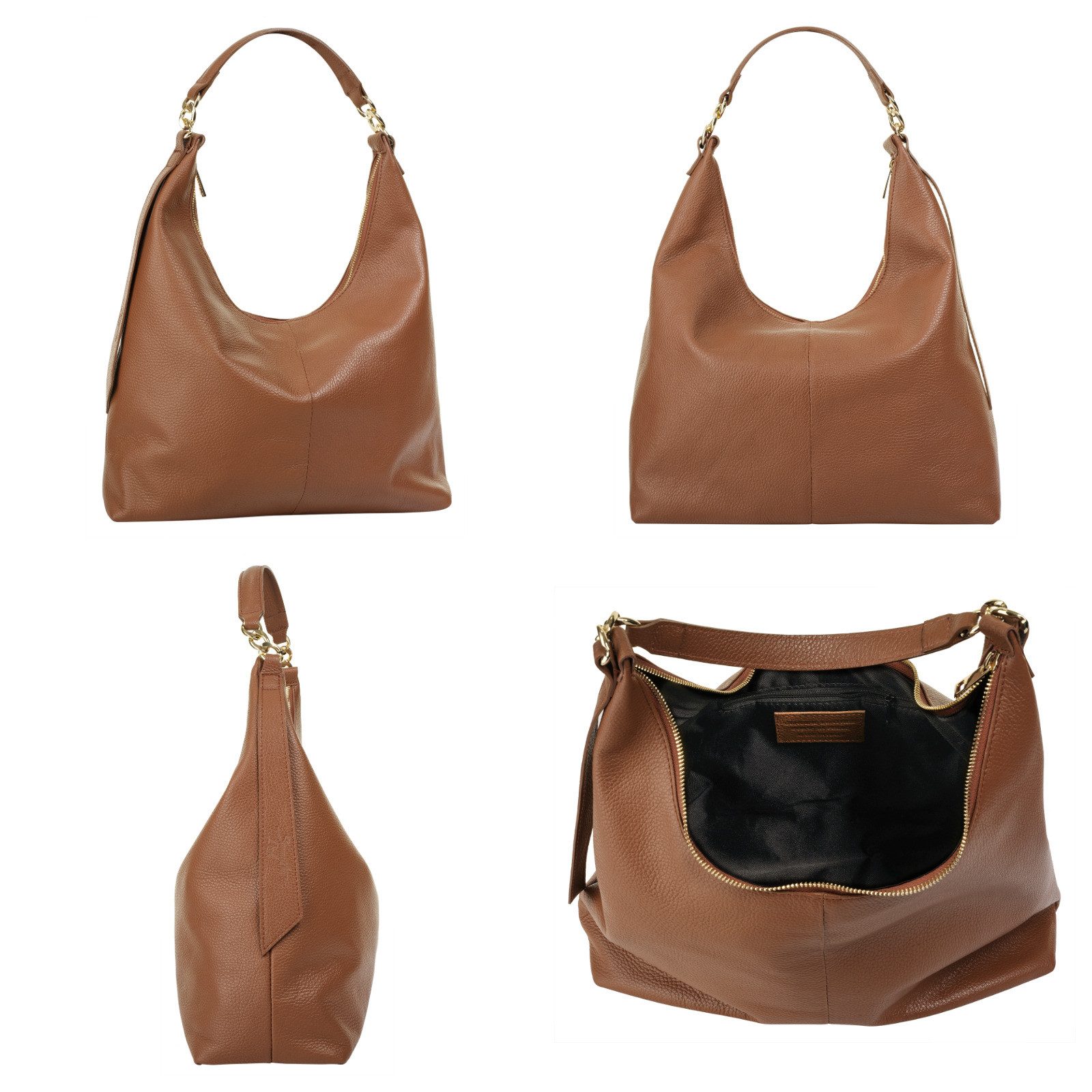 Samantha Look Shopper Made in Italy, grote handtas met smartphonevak