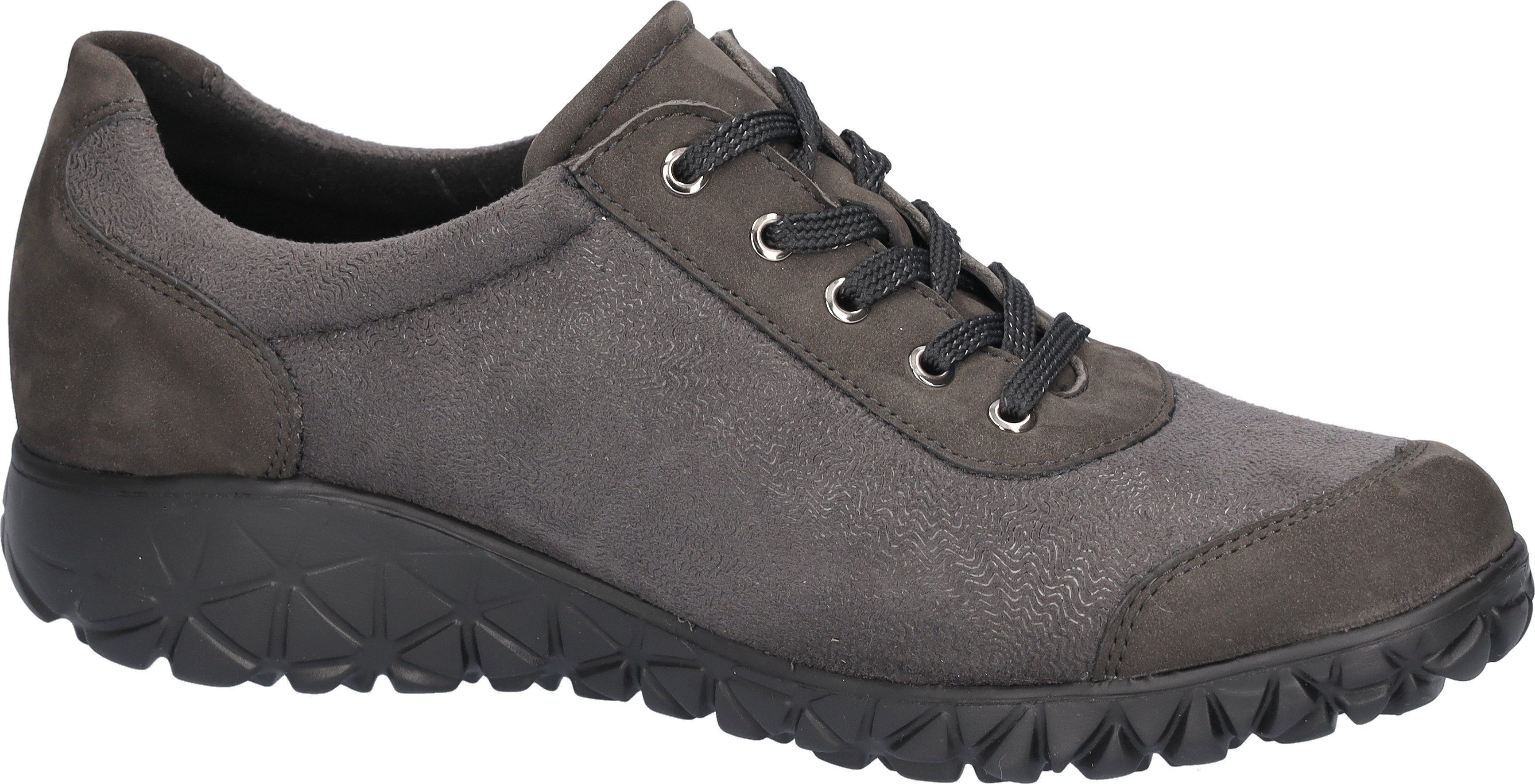 Waldläufer Sneakers HAVY-SOFT vrijetijdsschoen, lage schoen, veterschoen in comfortwijdte h = zeer breed