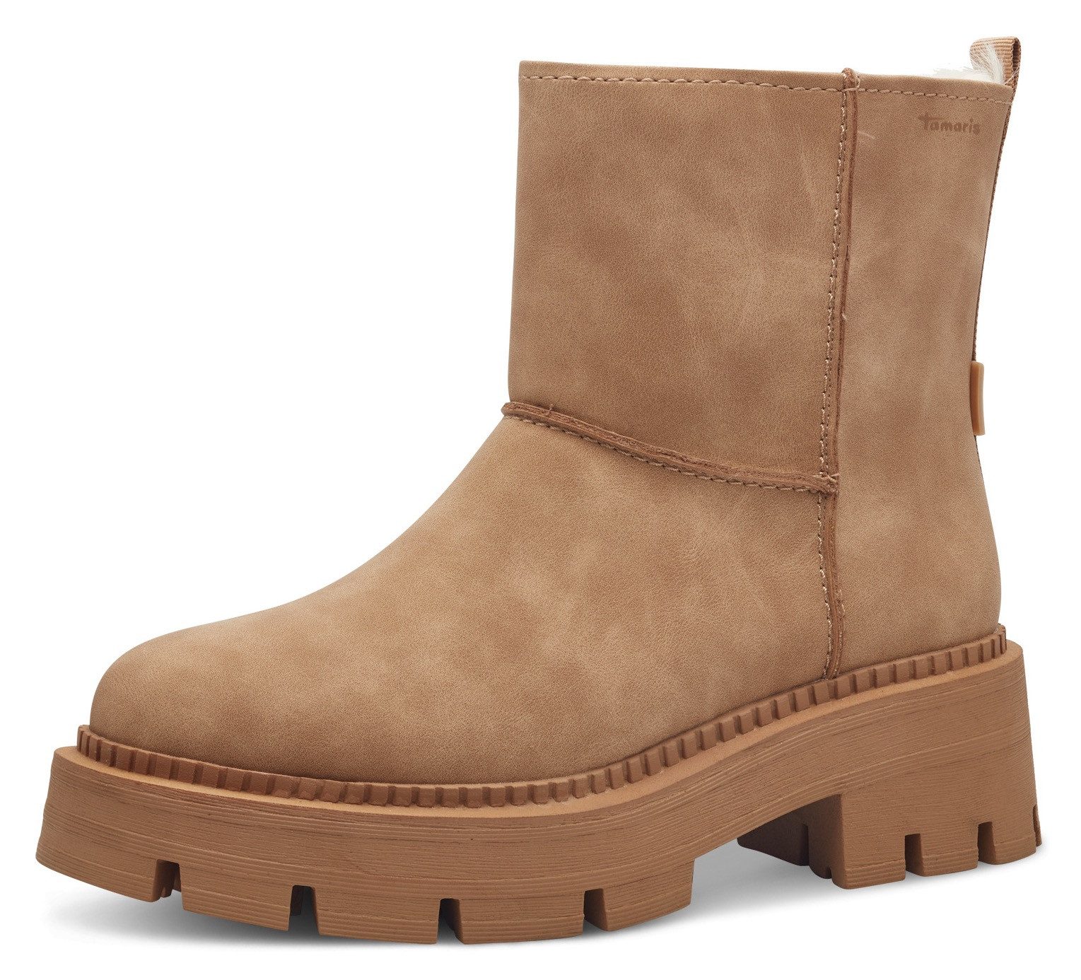 Tamaris Winterlaarzen hakken, winter-enkellaars, outdoor schoen met duo tex-uitrusting