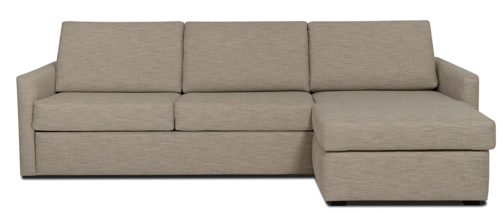 Places of Style Slaapbank GOLDPOINT hoekbank 264 cm, ligoppervlak (140/200 cm), L-vorm, Slaapfunctie, Bonell-binnenveringsmatras en volwaardige bedfunctie