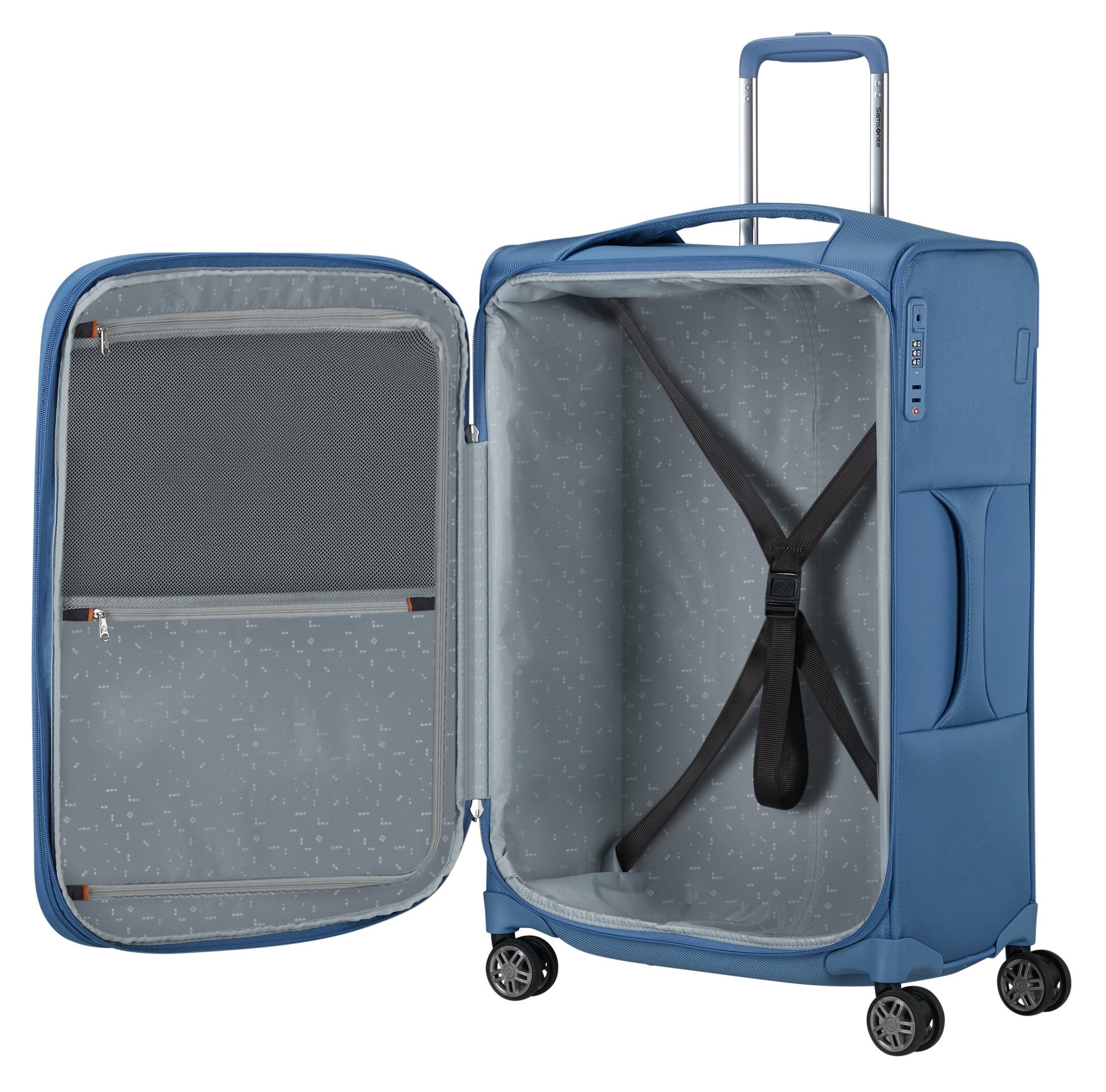 Samsonite Zachte bagage trolley RE-LITE, verschillende maten en kleuren (set, 2 stuks, Met 2 pack cubes)