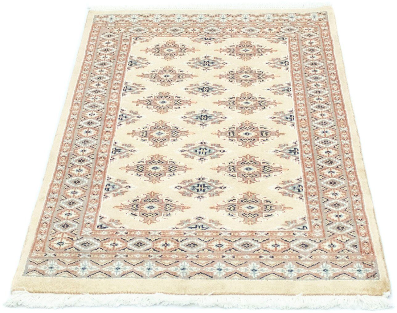 morgenland Vloerkleed Buchara vloerkleed met de hand geknoopt beige