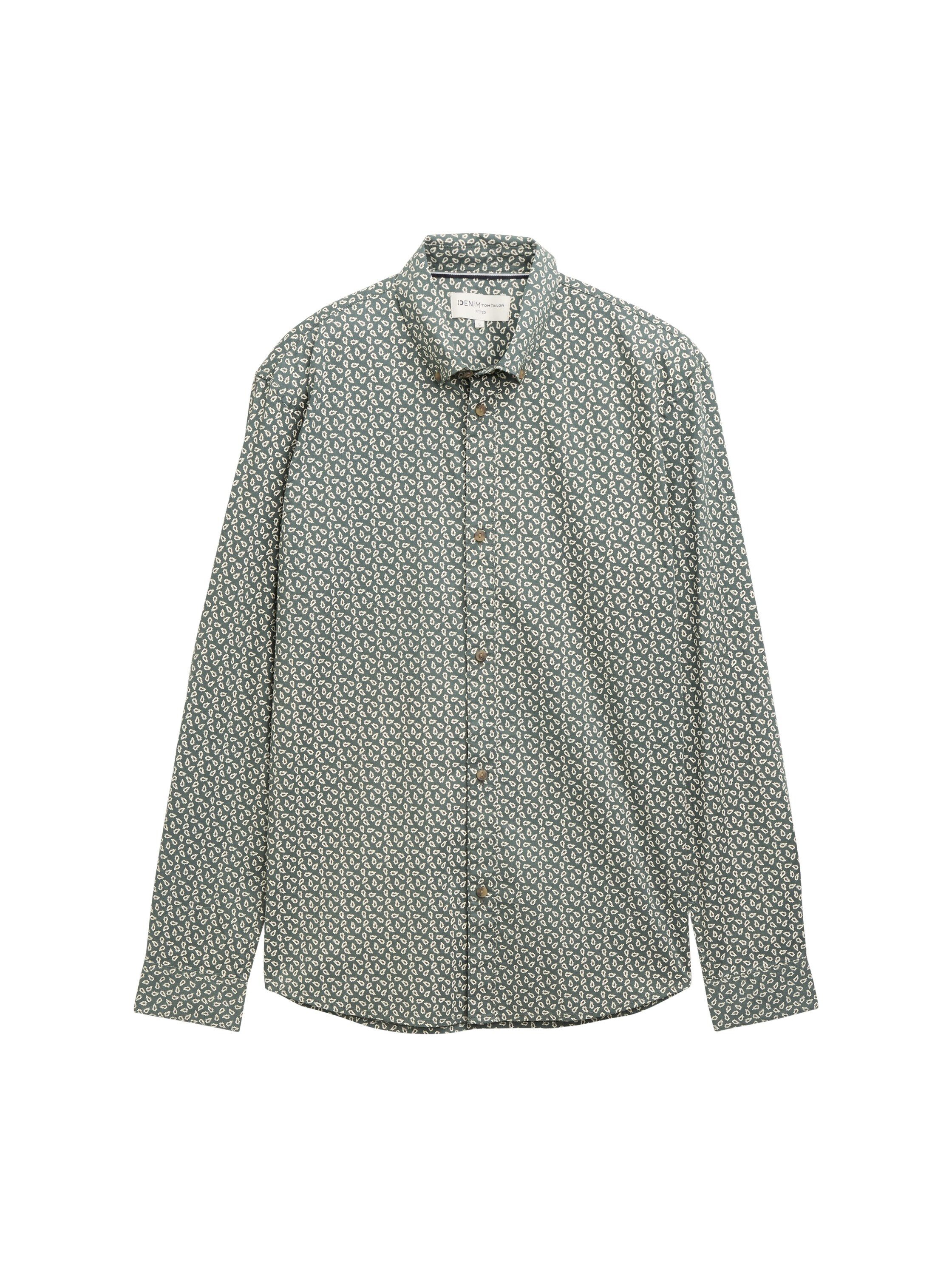Tom Tailor Denim Overhemd met lange mouwen POPLIN met gestreept patroon