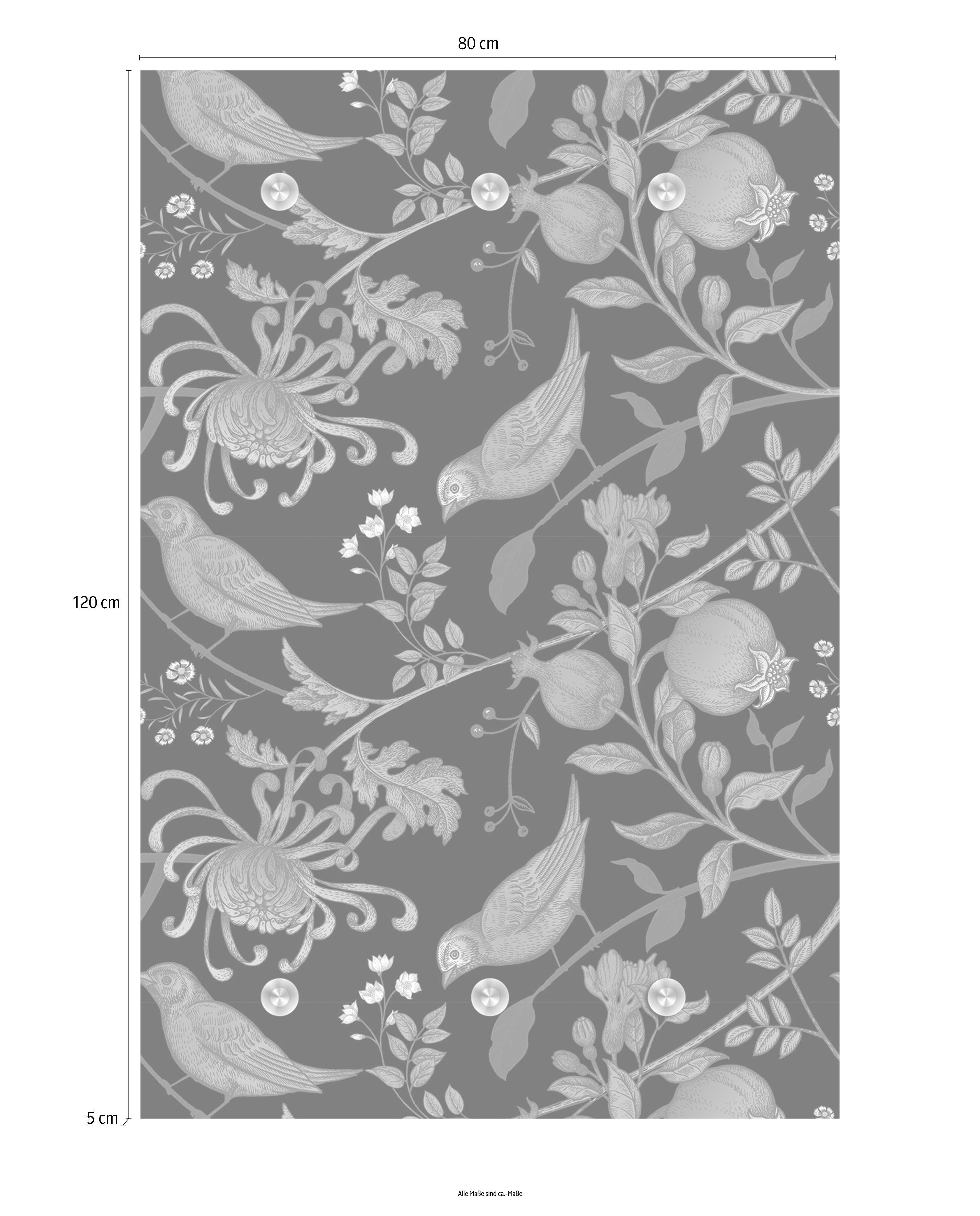 queence Kapstok Junglekleur met 6 haken, 80 x 120 cm