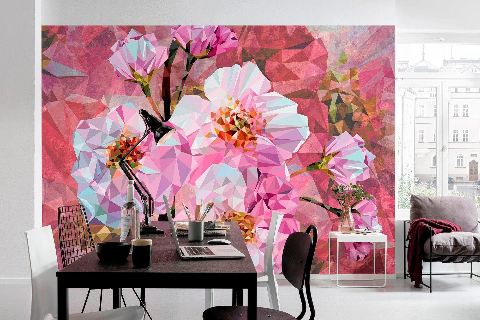 Komar Vliesbehang Vlies - Blooming Gems - Afmeting 368 x 248 cm