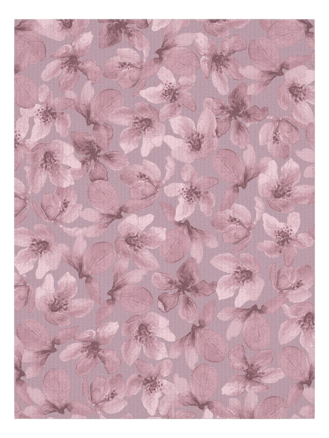 Name It Pyjama NKFNIGHTSET MAUVE FLOWER LOOSE RIB NOOS