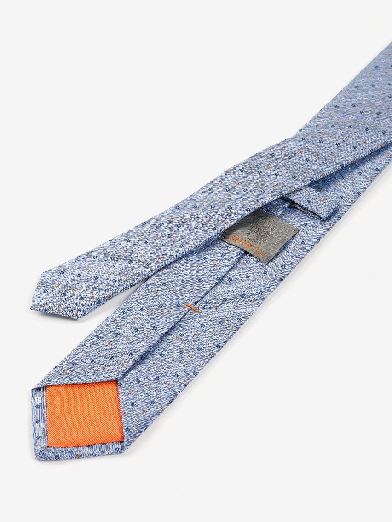 MONTI Stropdas gemaakt van pure zijde, met ornamenten, 6,5 cm breed (1 stuk)