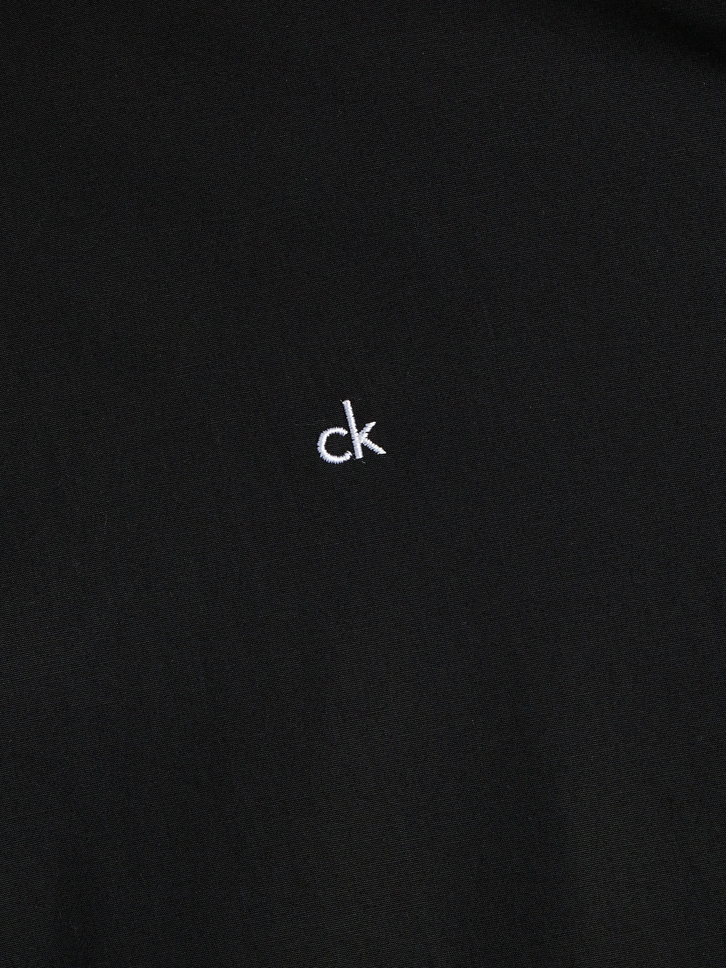 Calvin Klein Overhemd met lange mouwen BT_STRETCH POPLIN SLIM SHIRT in grote maten met doorlopende knoopsluiting