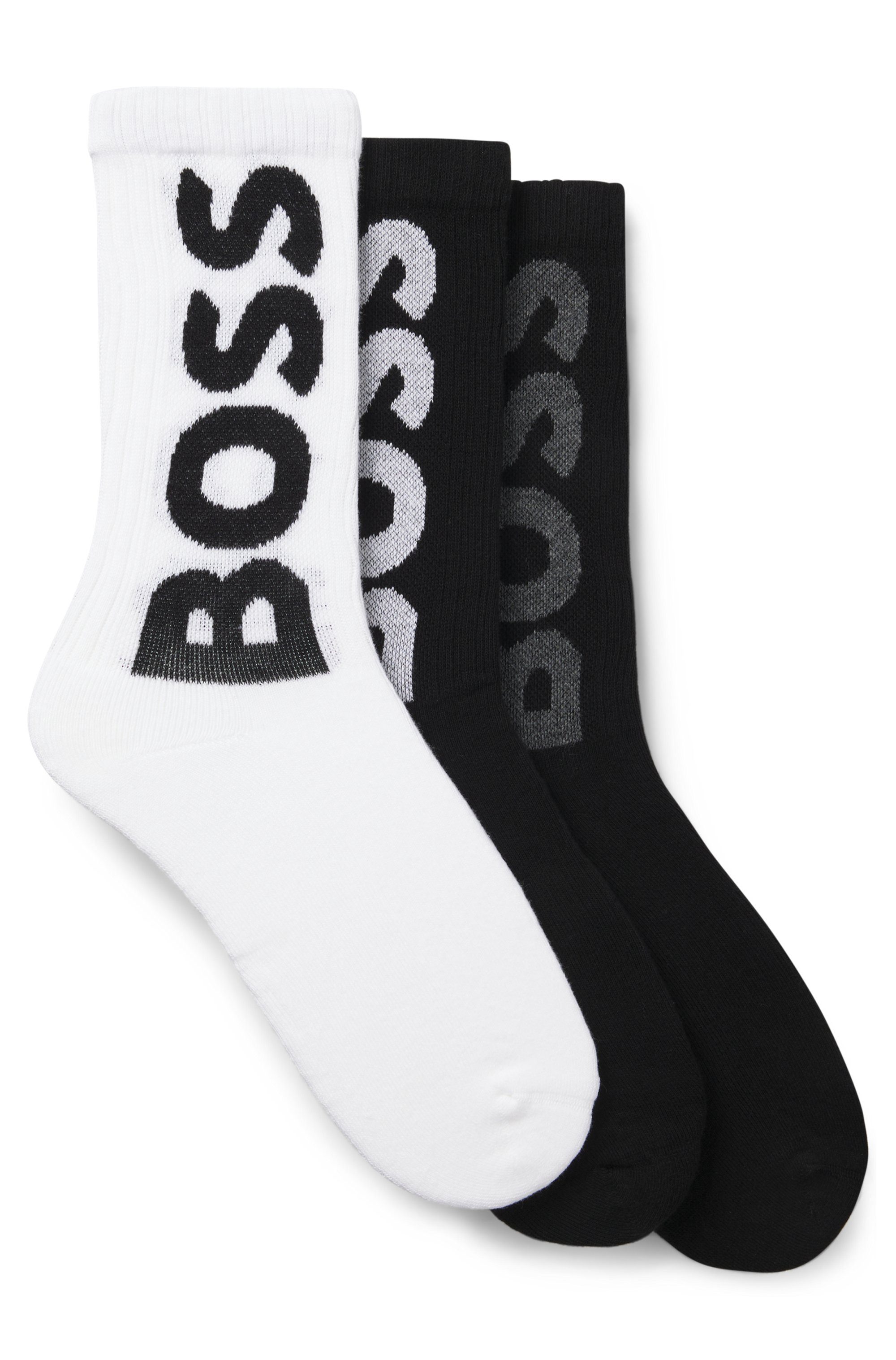 BOSS Sokken 3P QS Rib Logo CC