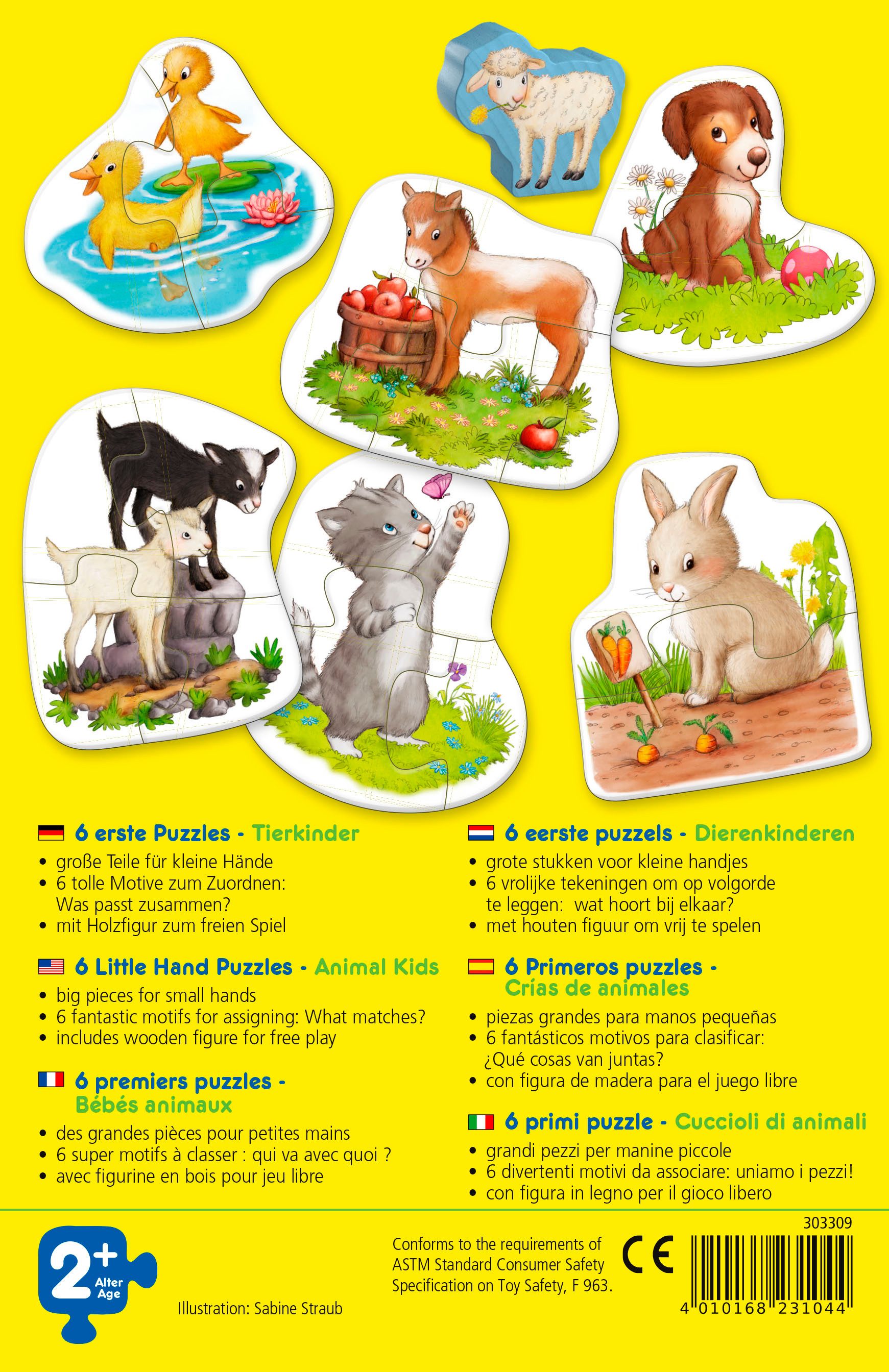 Haba Puzzel Dierkinderen