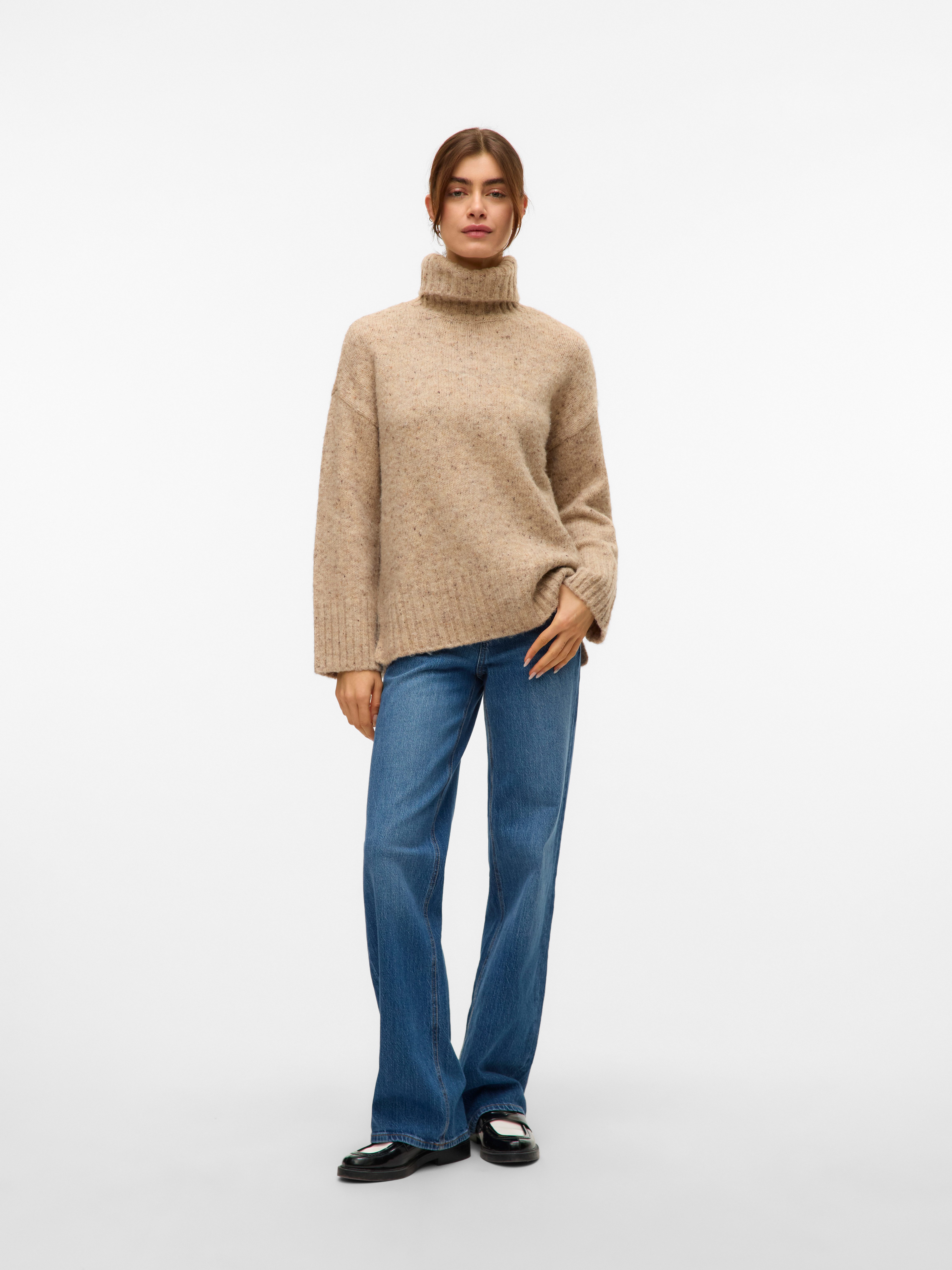 Vero Moda Coltrui VMINGRID LS ROLL NECK PULLOVER BOO