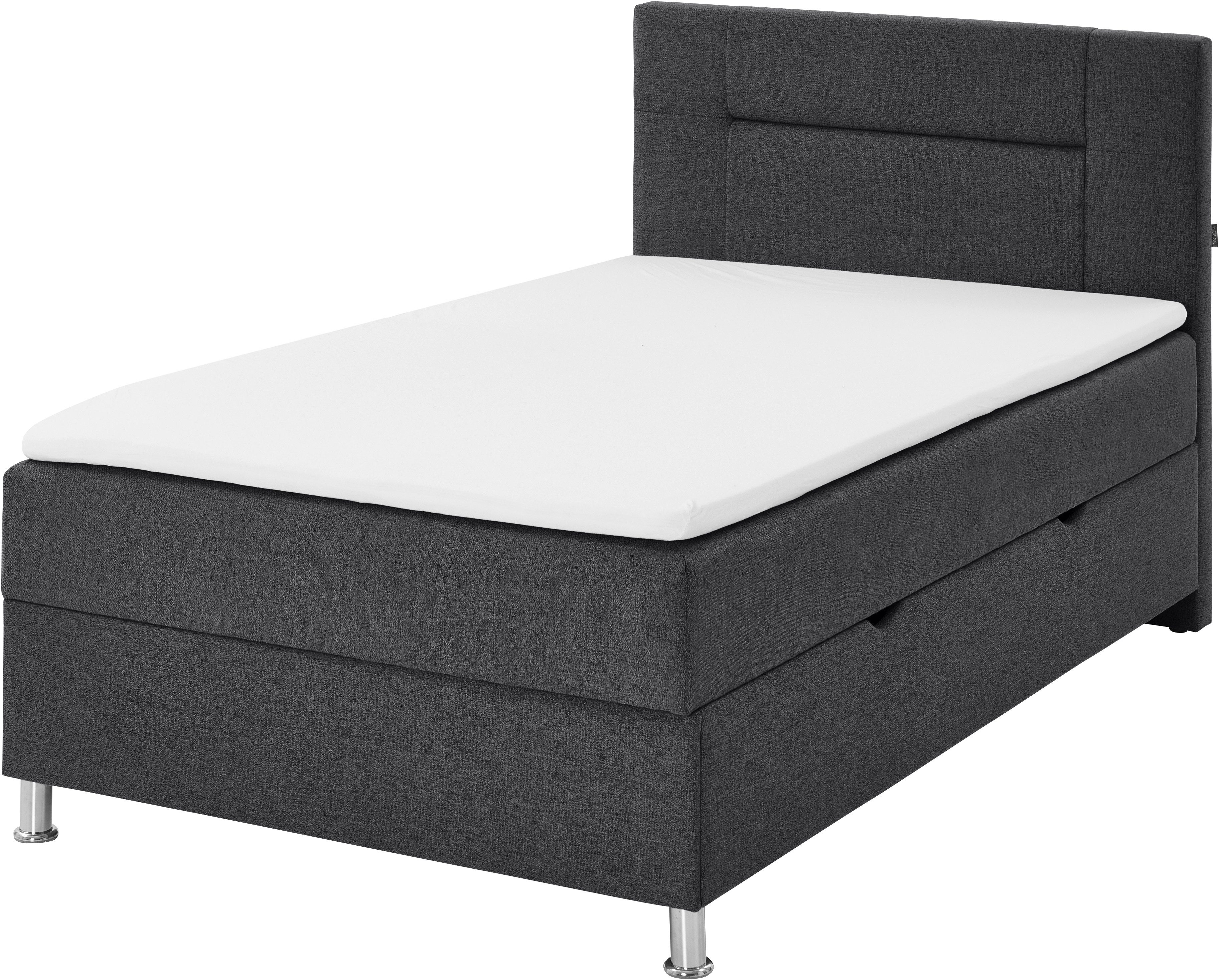 INOSIGN Boxspring Escalon met opbergruimte, inclusief topper beschikbaar in de breedtes 120x200 cm en 180x200 cm