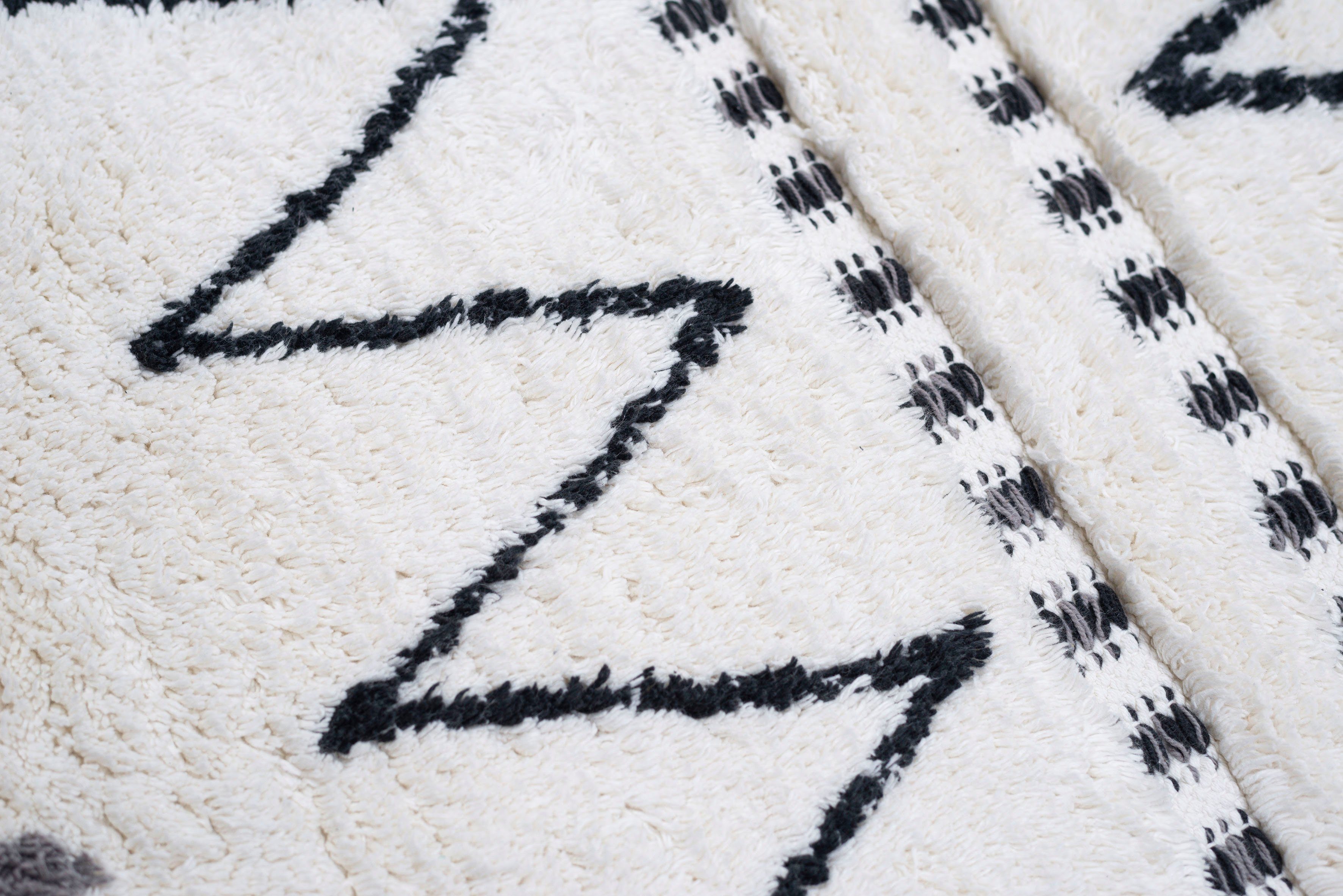TOM TAILOR HOME Badmat Ethno Bath Badmat, Berber-look, met franjes, zigzagpatroon, 100% katoen (1 stuk)