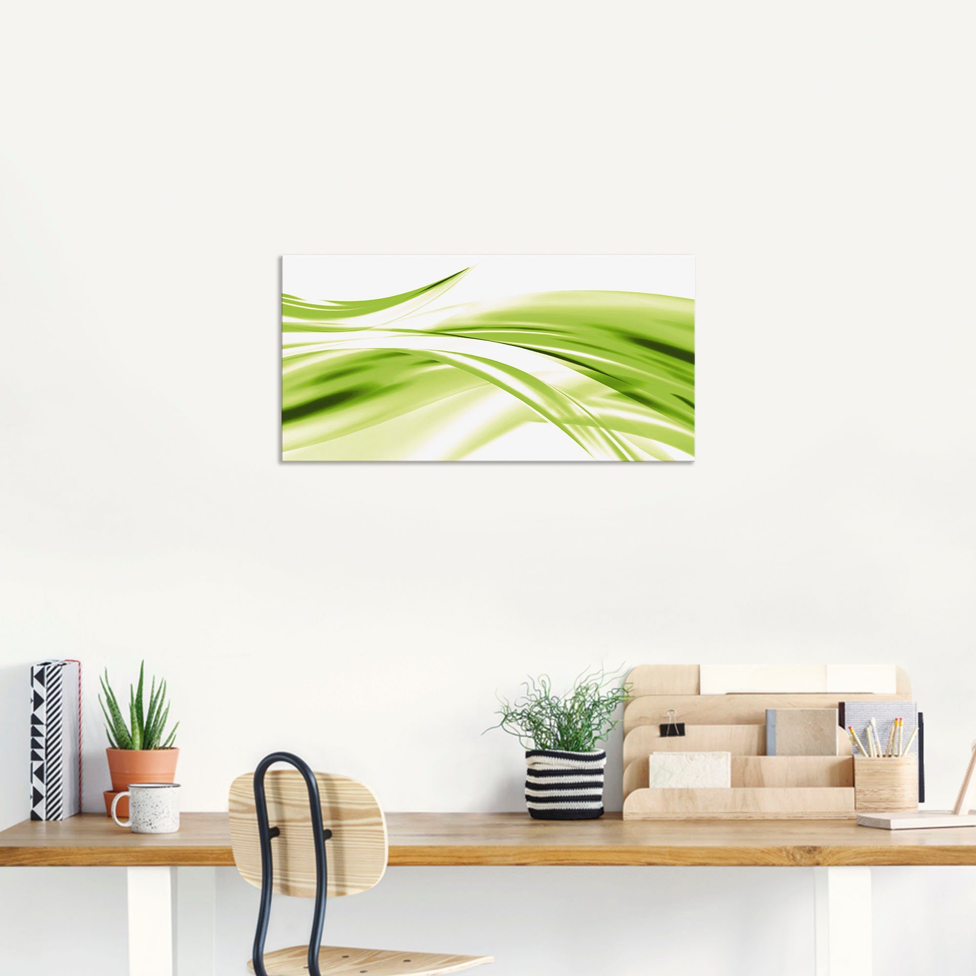 Artland Artprint Mooie golf - abstract als artprint van aluminium, artprint voor buiten, artprint op linnen, poster in verschillende maten. maten