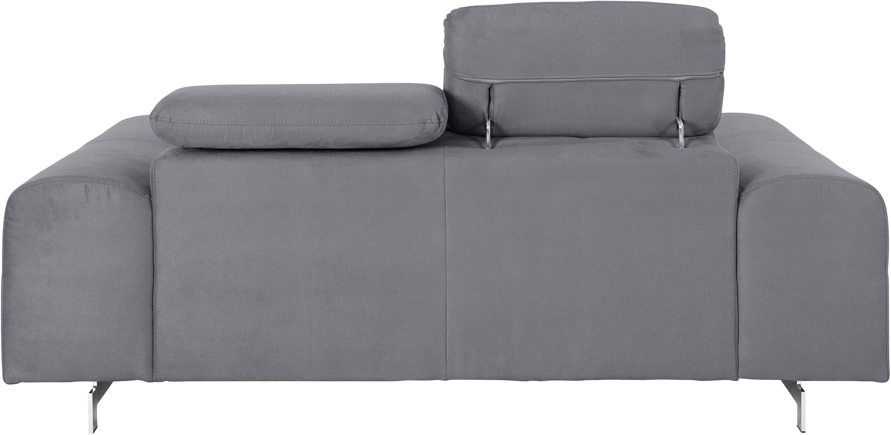 COTTA 2-zitsbank Chef 2-zitsbank met elegante stiksels, bodemvrijheid 12,5 cm