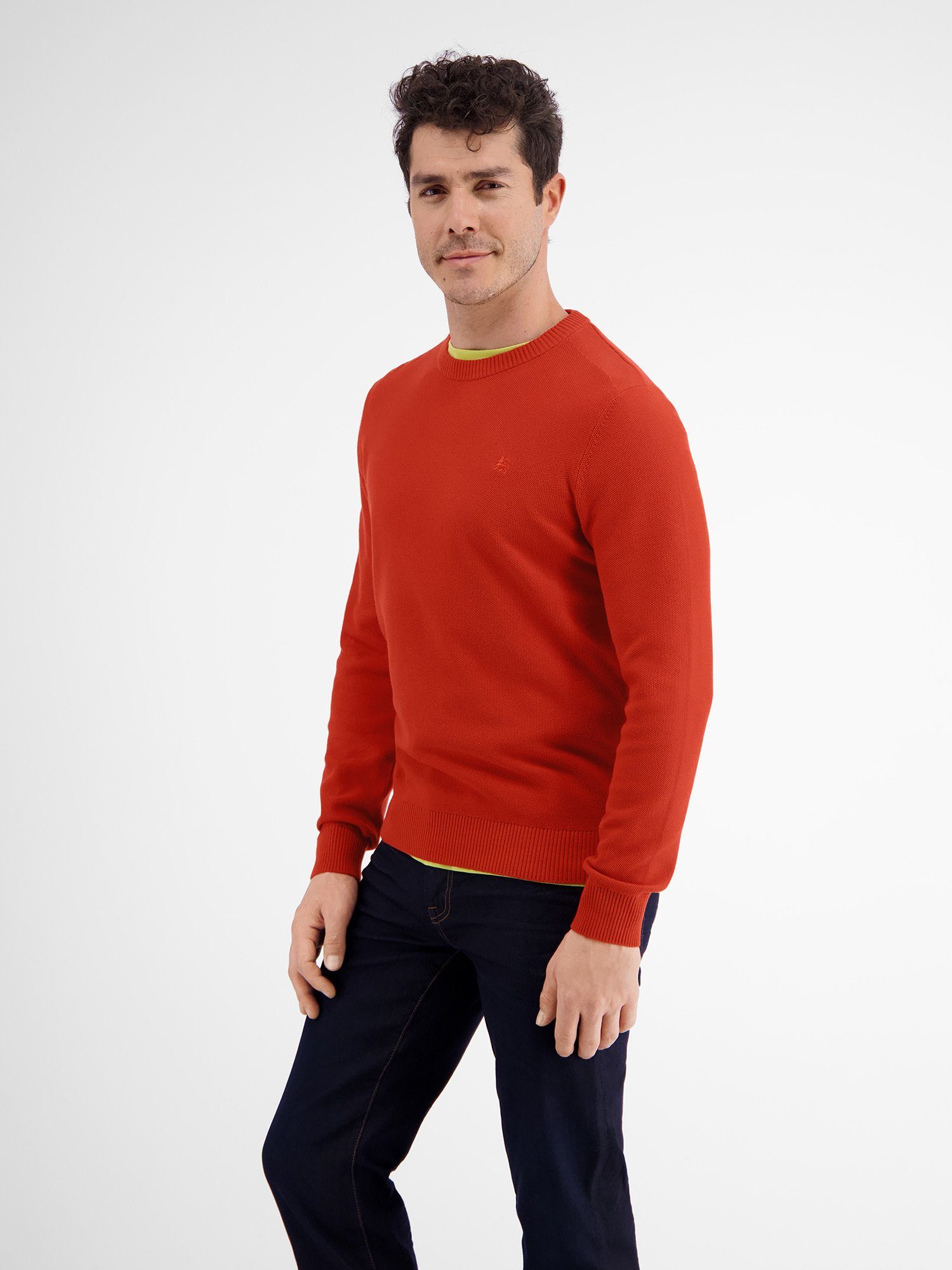 Lerros Gebreide trui LERROS crewneck gebreide pullover