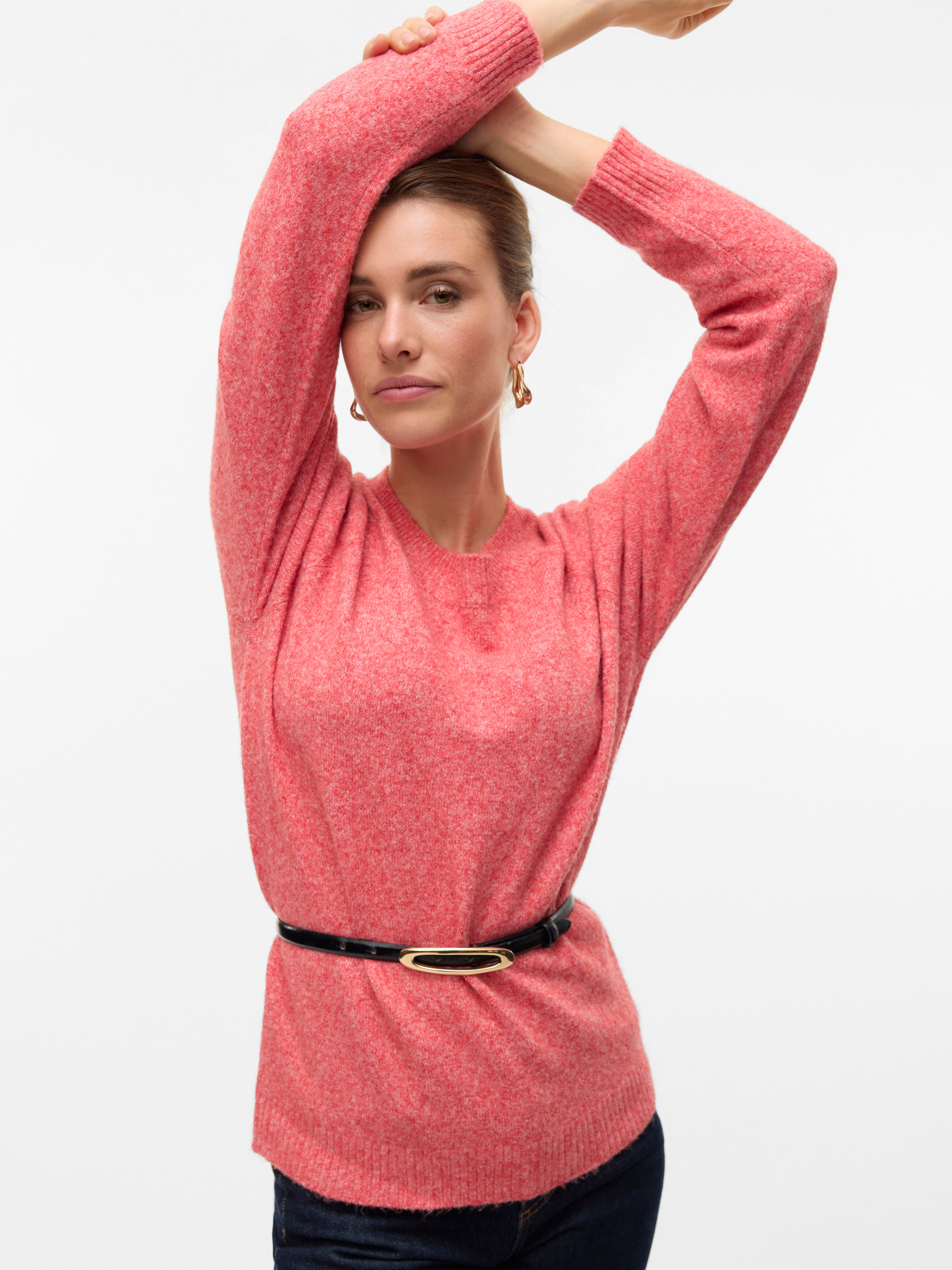 Vero Moda Trui met ronde hals VMDOFFY LS O-NECK BLOUSE GA NOOS