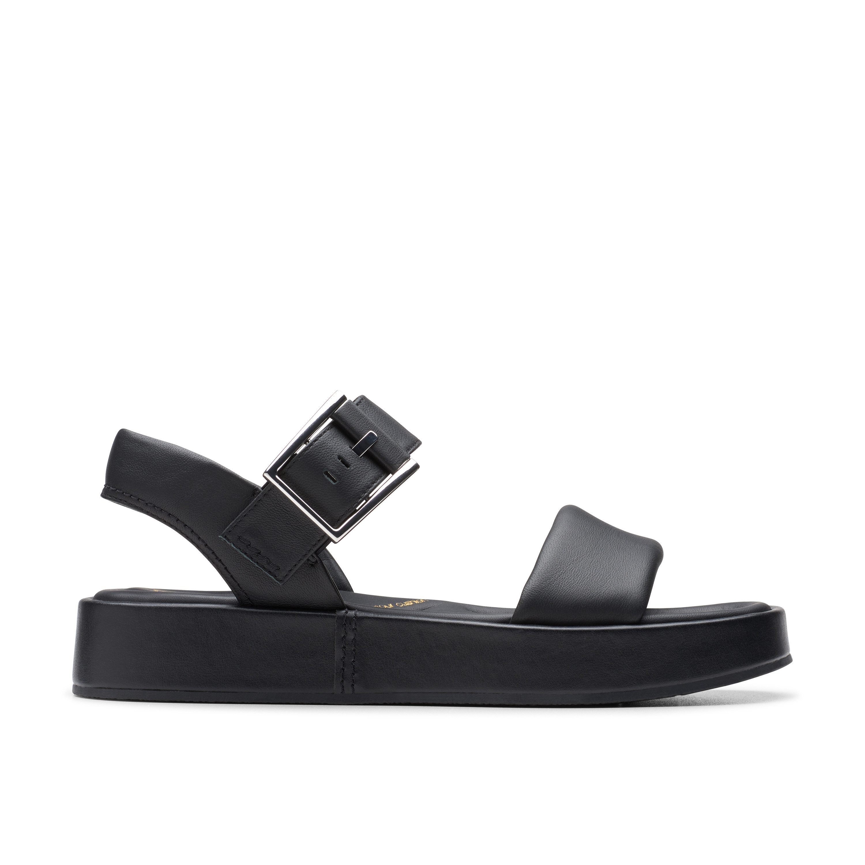 Clarks Sandalen Alda Strap , sandaal, flats met plateausool