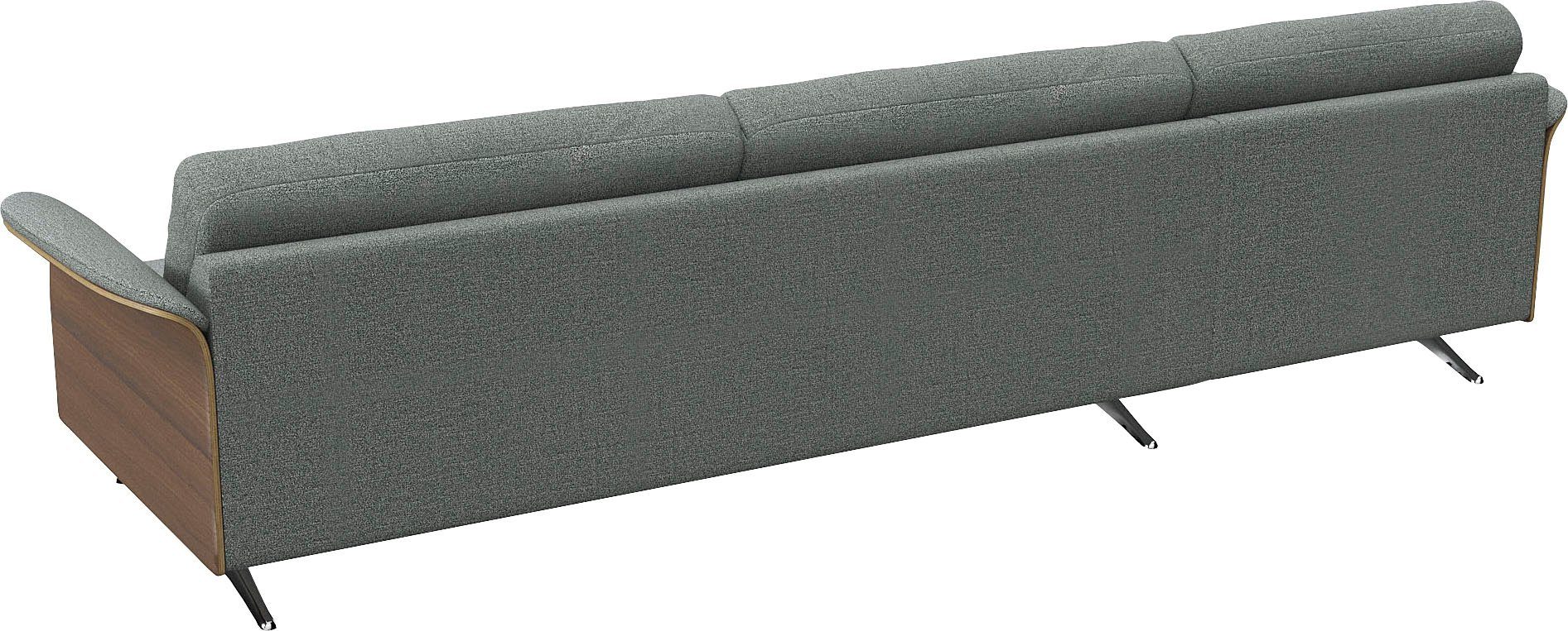FLEXLUX Hoekbank Glow designbank, comfortabel en comfortabel door hoogwaardige zitconstructie