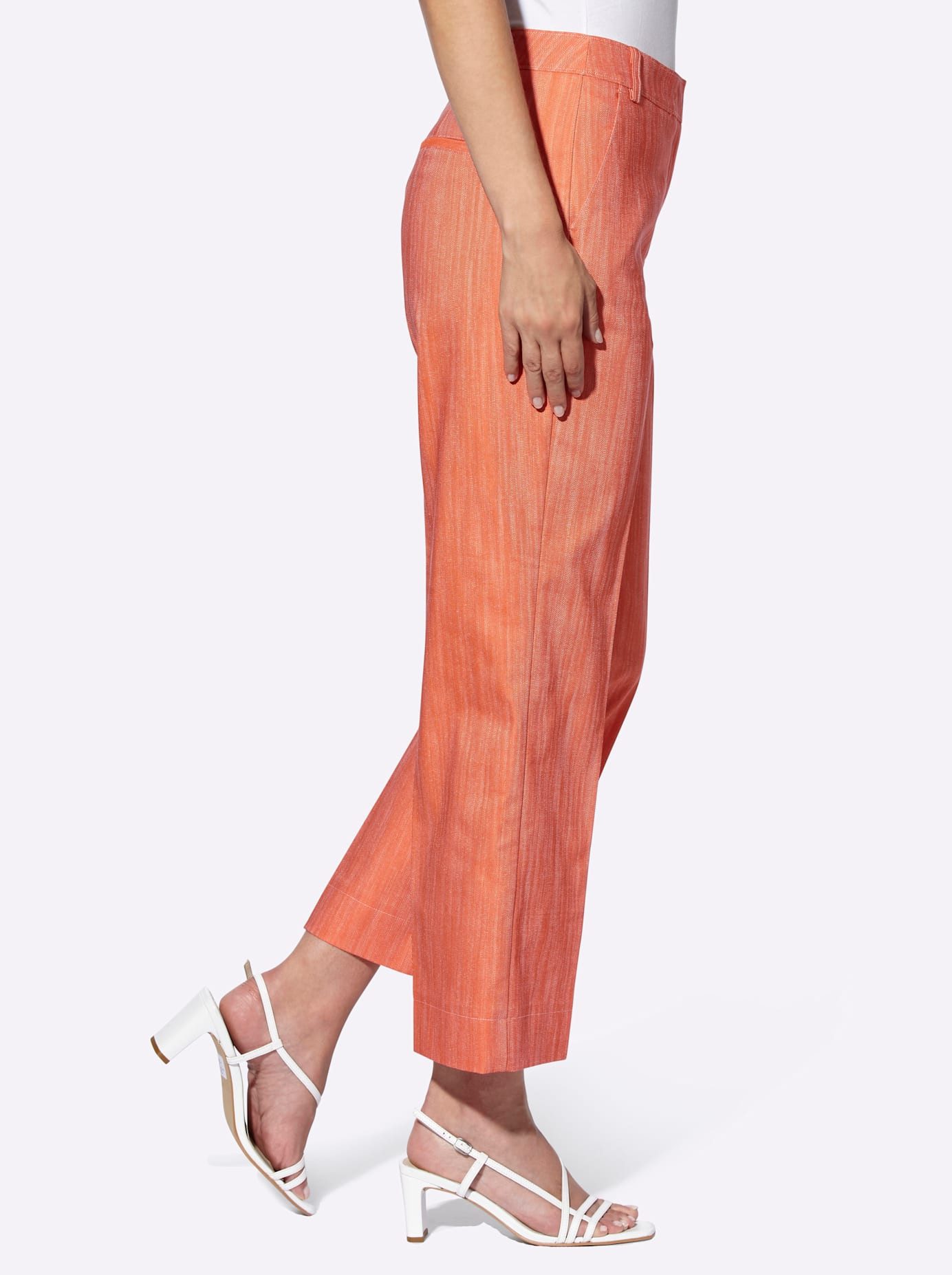 heine Pantalon met vouw