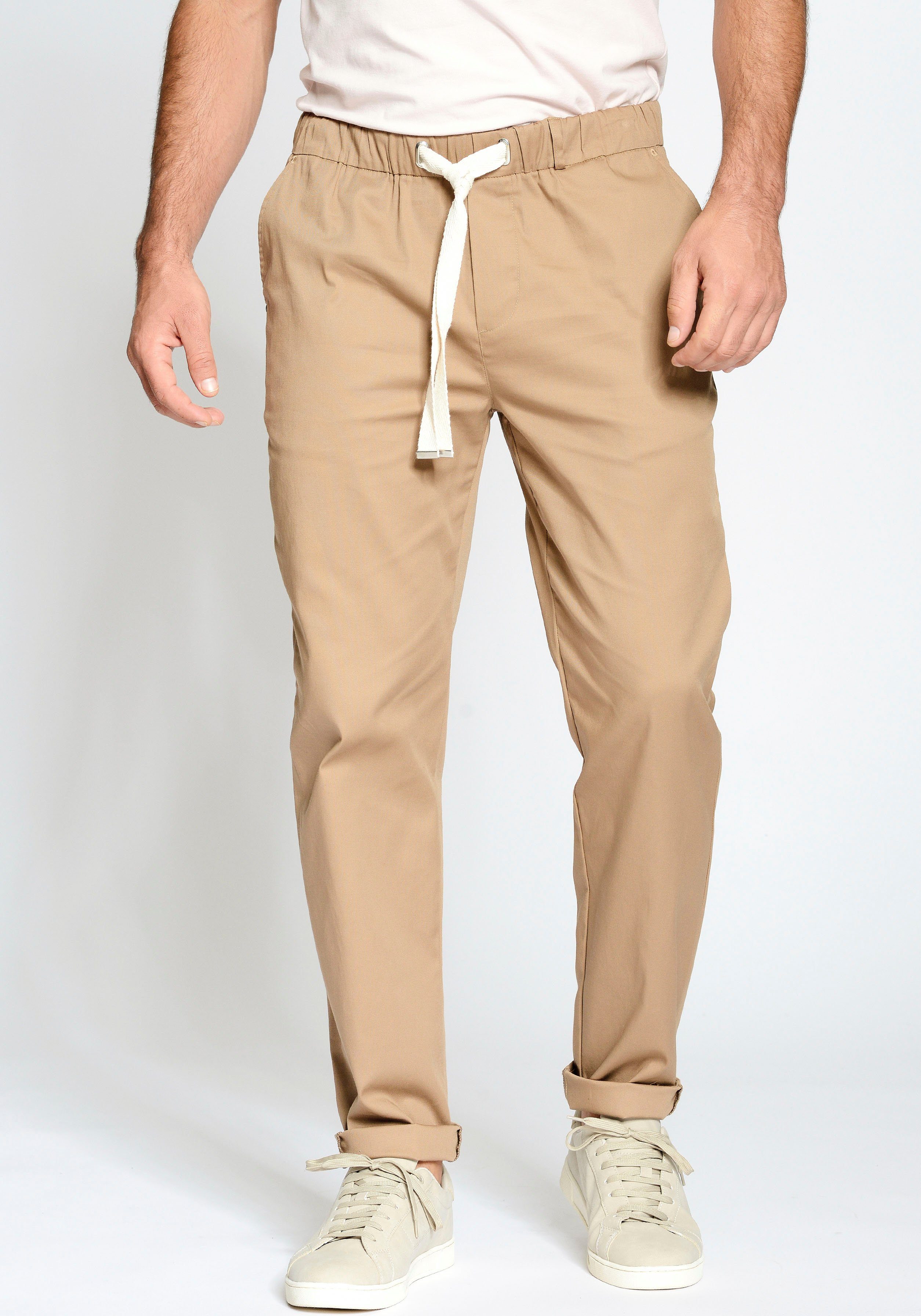 GANG Chino 94SANTO JOGGER Jogger stijl met elastische tailleband en tunnelkoordsluiting