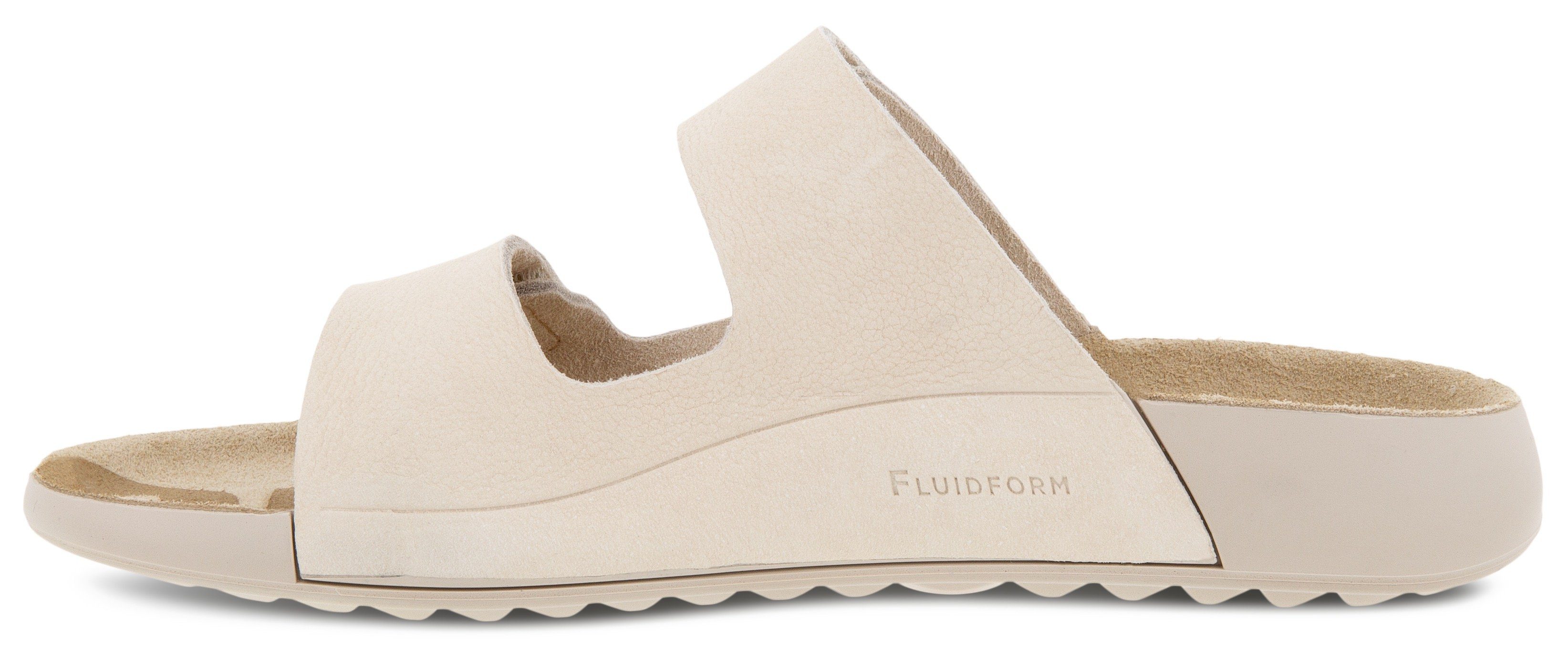 Ecco Slippers Cozmo W zomerschoen, slippers met twee klittenbandsluitingen